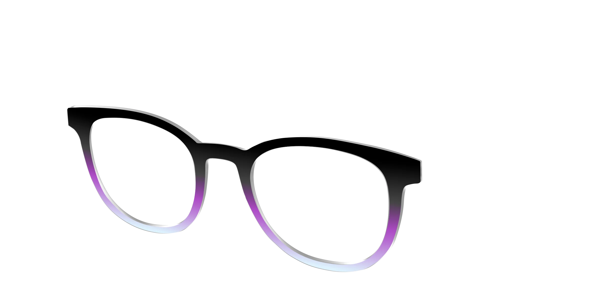 The Black to Pale Periwinkle Gradient - Image 16