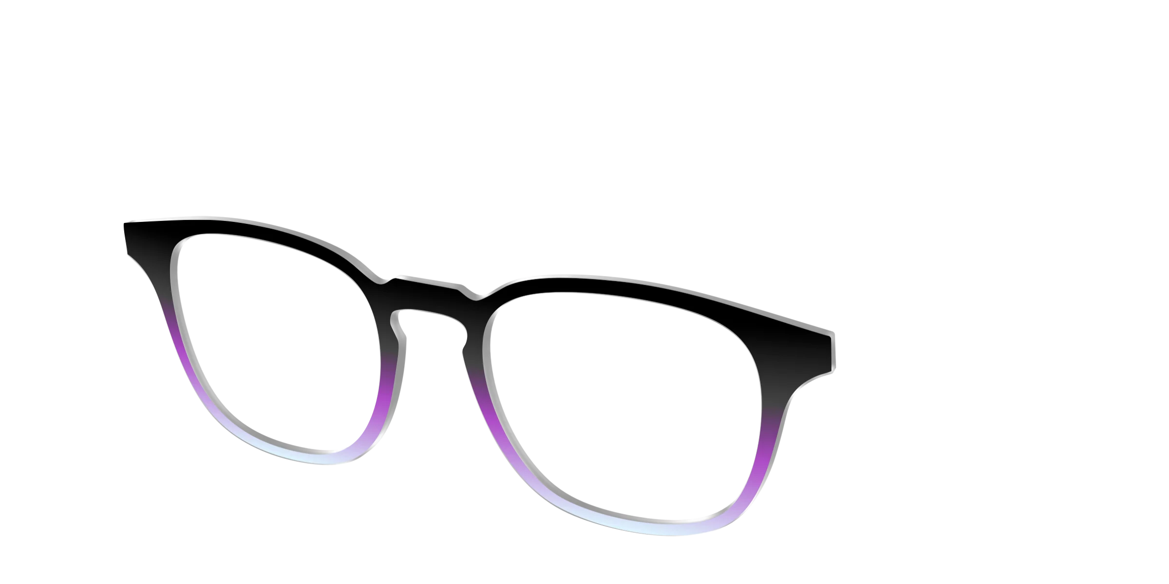 The Black to Pale Periwinkle Gradient - Image 18