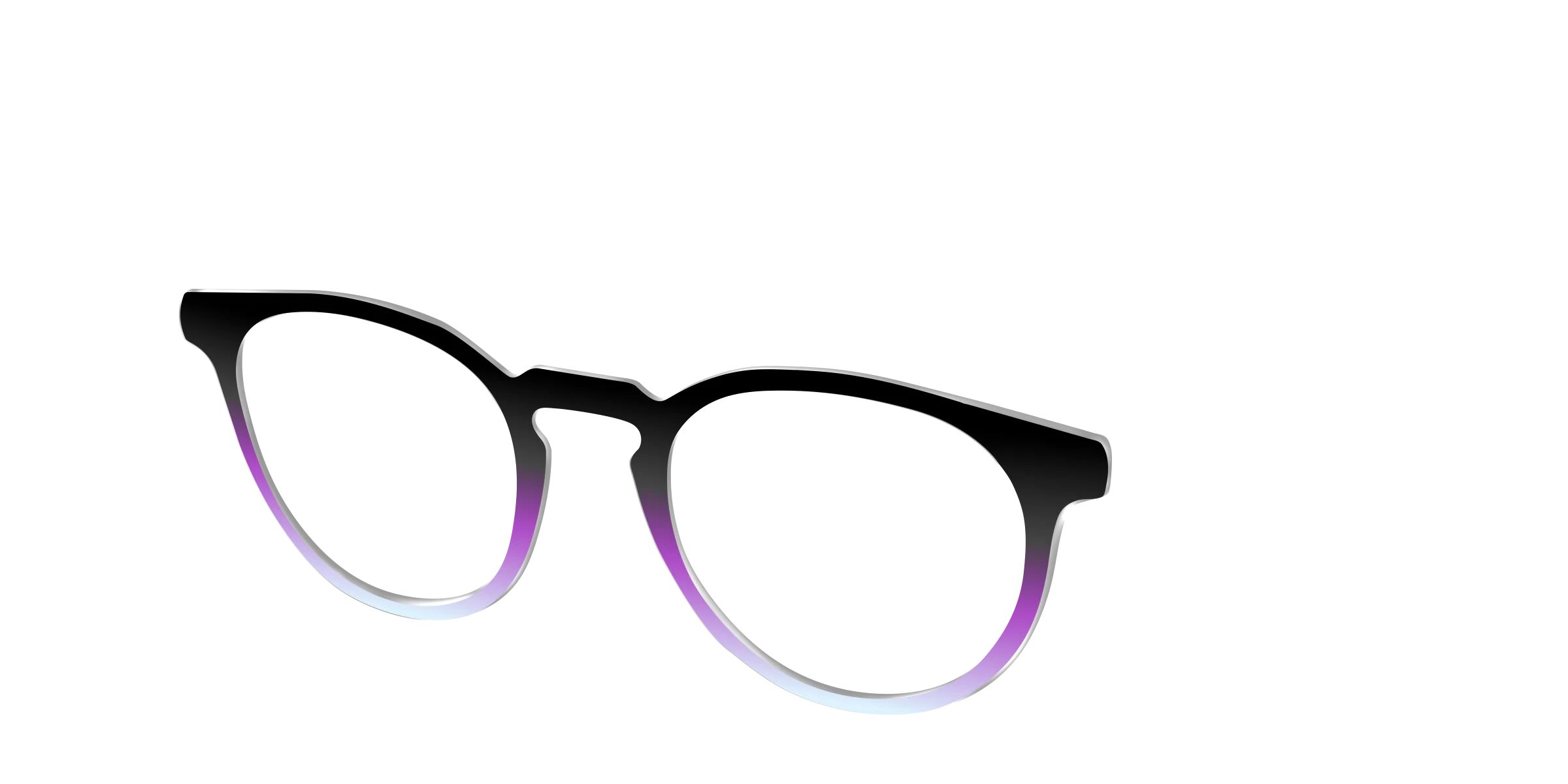 The Black to Pale Periwinkle Gradient - Image 20