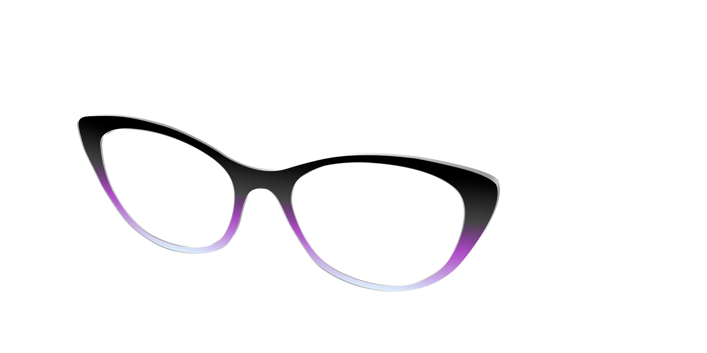 The Black to Pale Periwinkle Gradient - Image 24