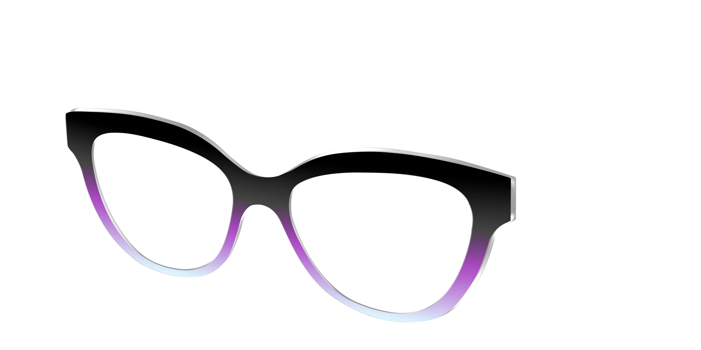 The Black to Pale Periwinkle Gradient - Image 34