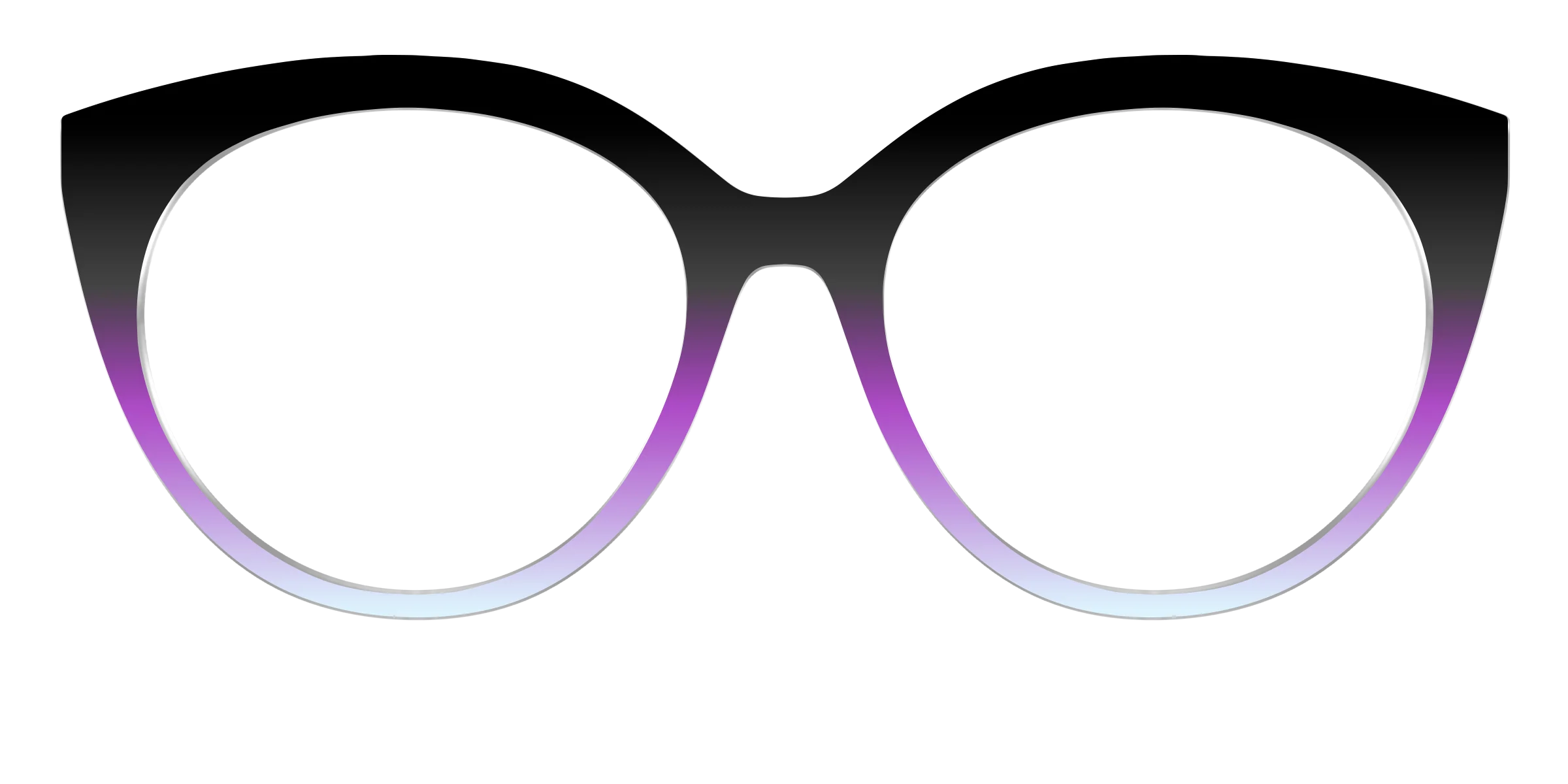 The Black to Pale Periwinkle Gradient - Image 43