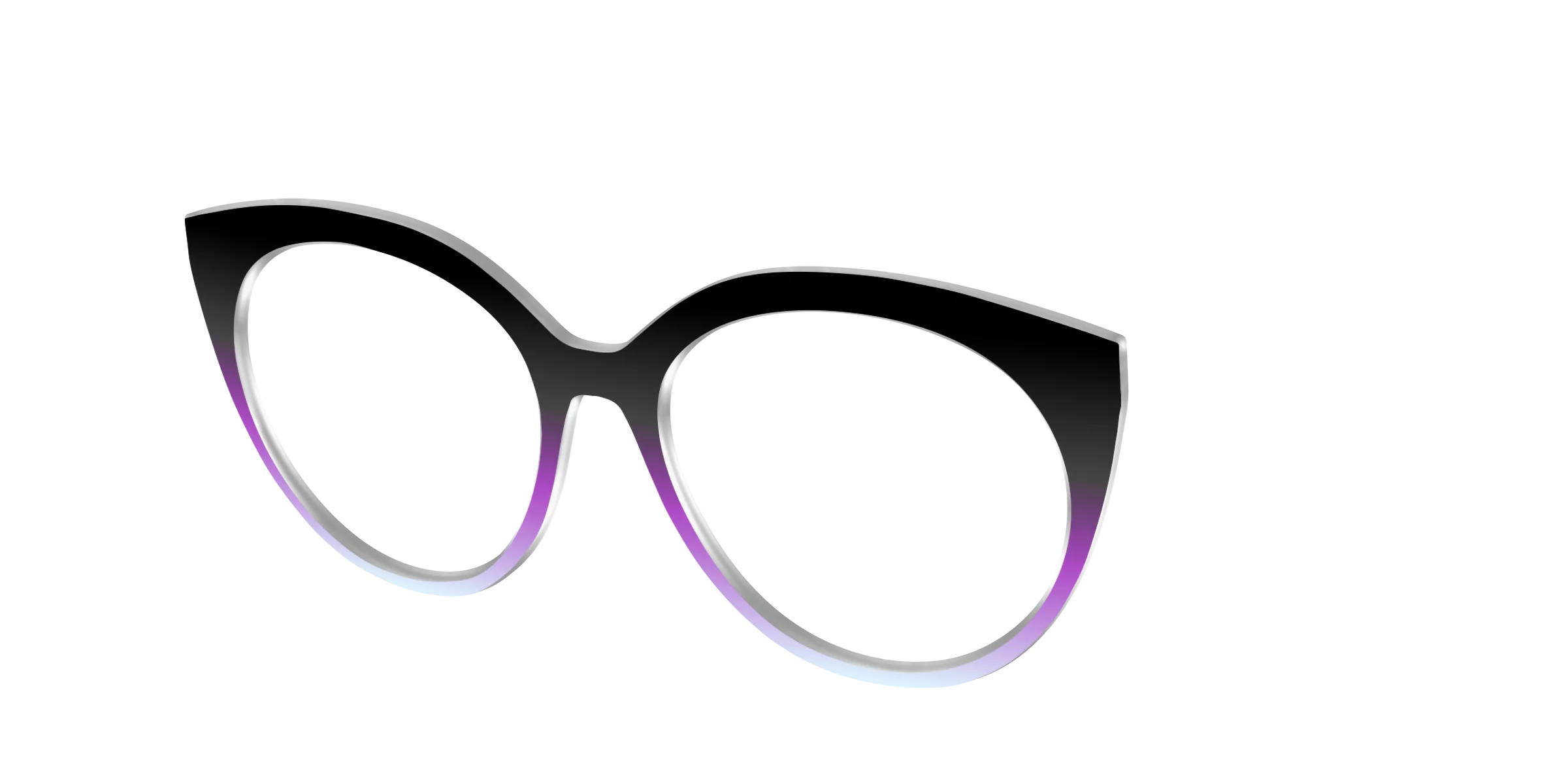The Black to Pale Periwinkle Gradient - Image 44