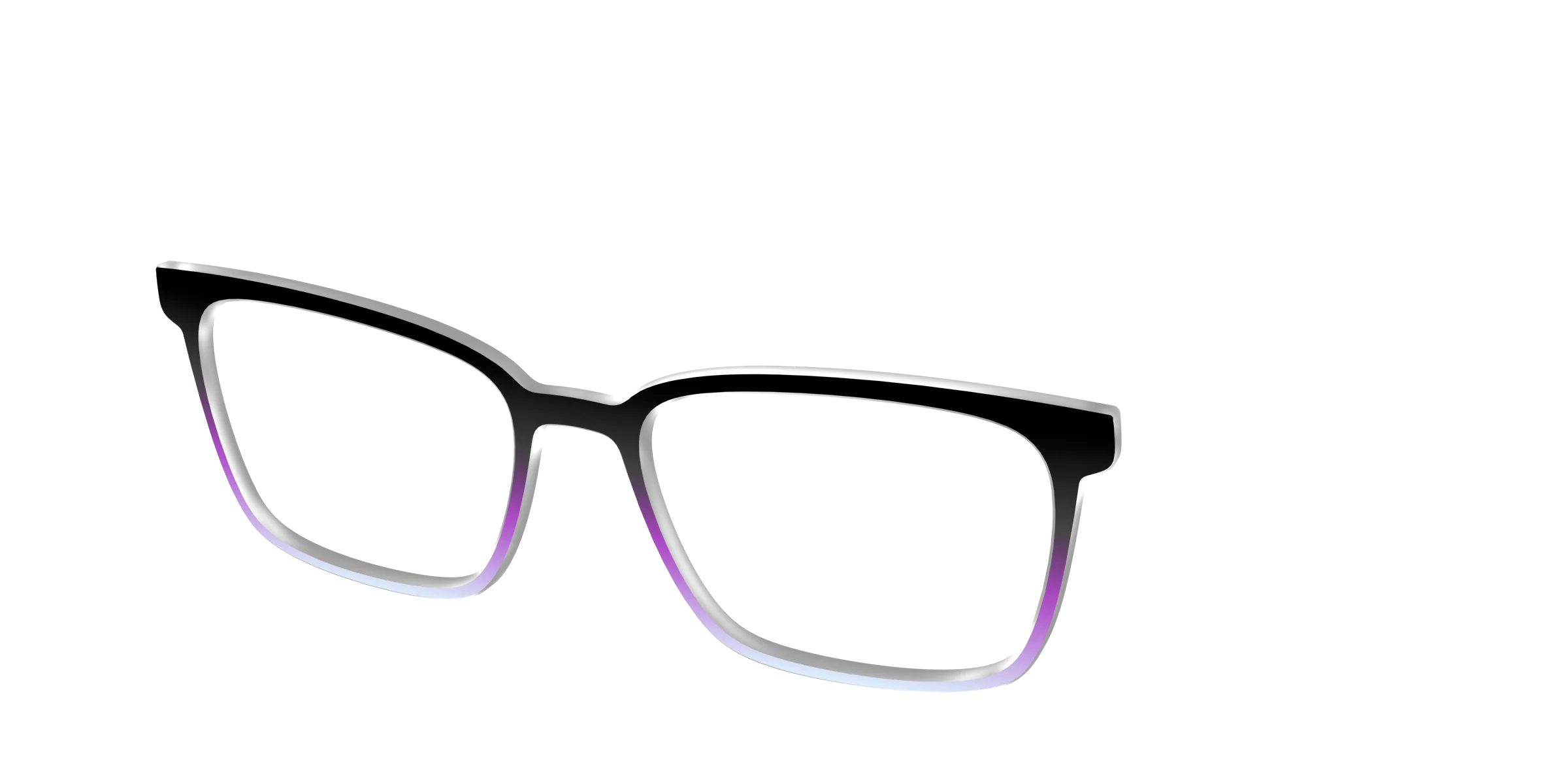 The Black to Pale Periwinkle Gradient - Image 46