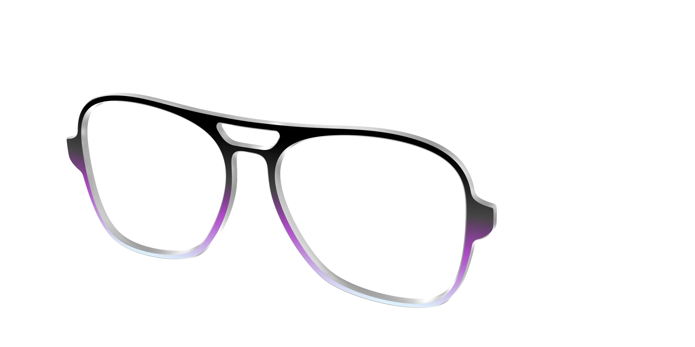 The Black to Pale Periwinkle Gradient - Image 52
