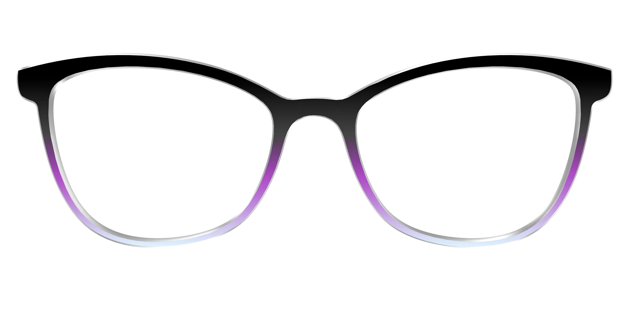 The Black to Pale Periwinkle Gradient - Image 53