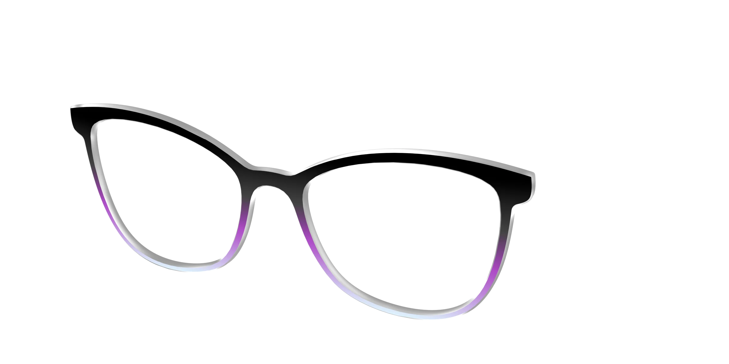 The Black to Pale Periwinkle Gradient - Image 54