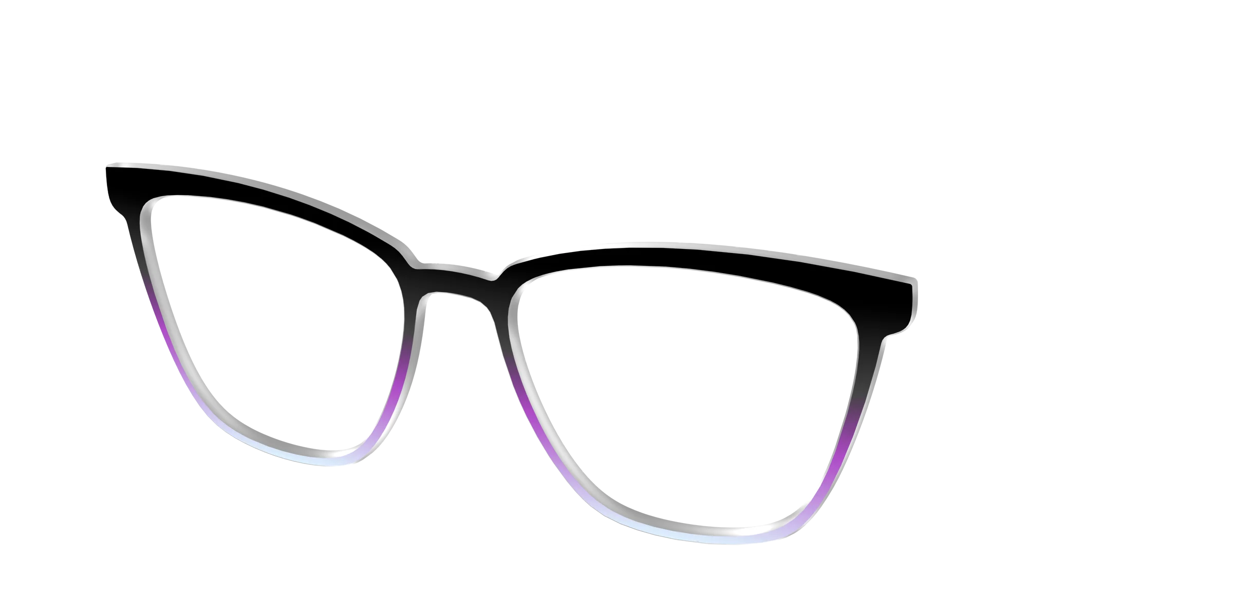 The Black to Pale Periwinkle Gradient - Image 58