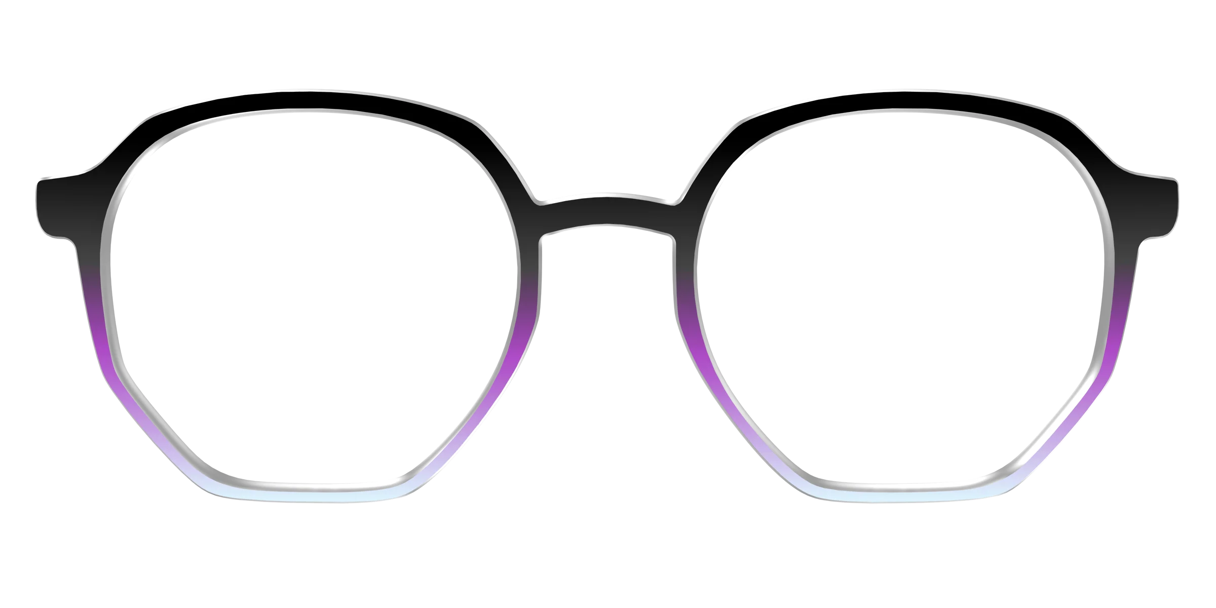 The Black to Pale Periwinkle Gradient - Image 59