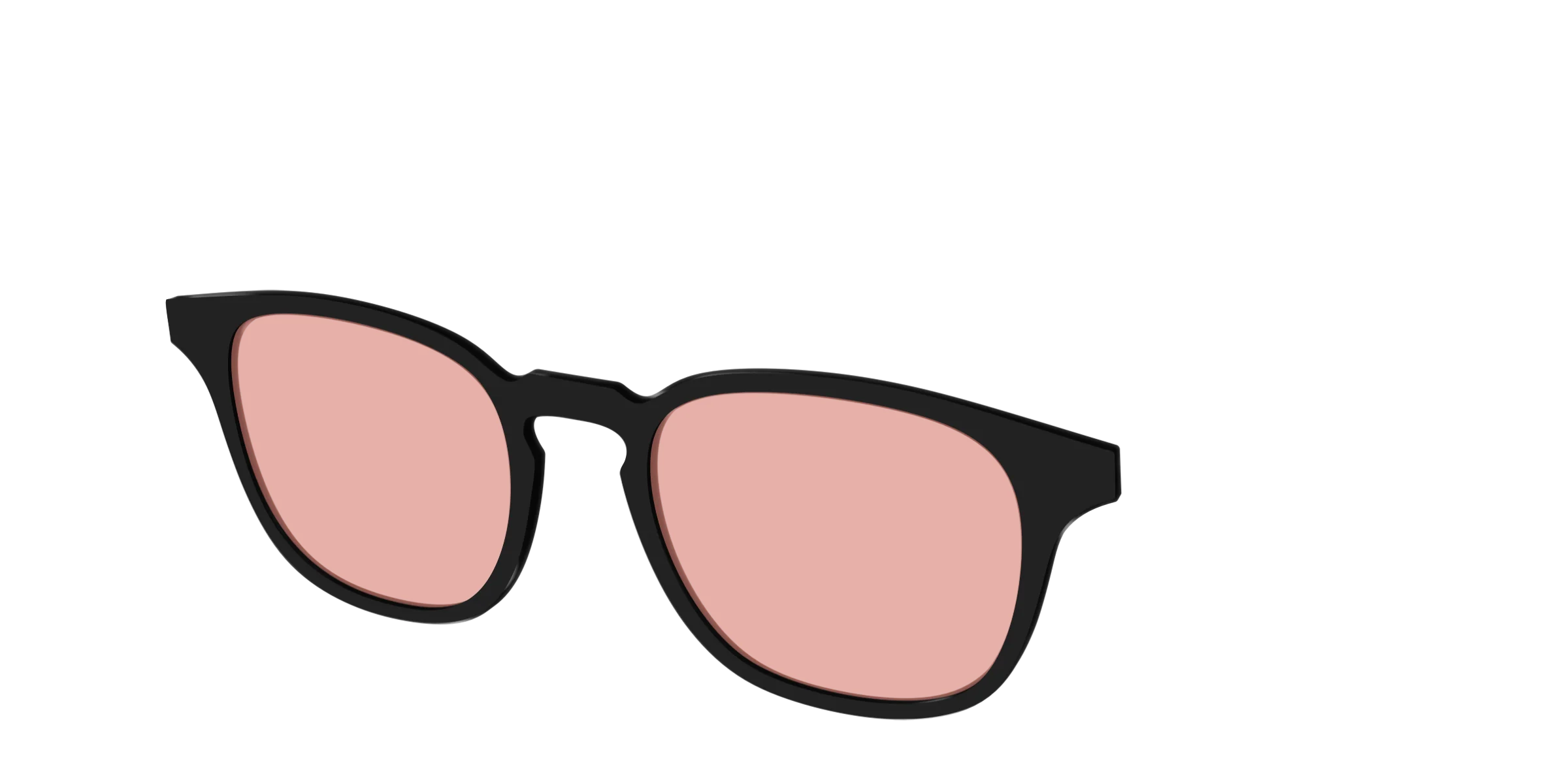 The Black With Coral Pink Lens - Image 18