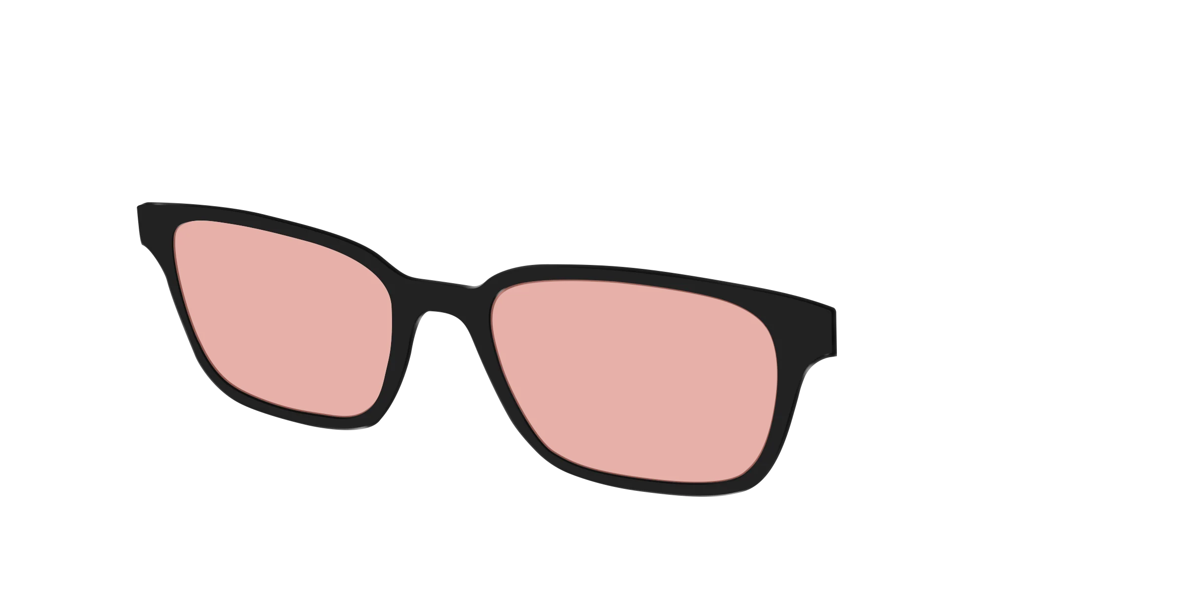 The Black With Coral Pink Lens - Image 22