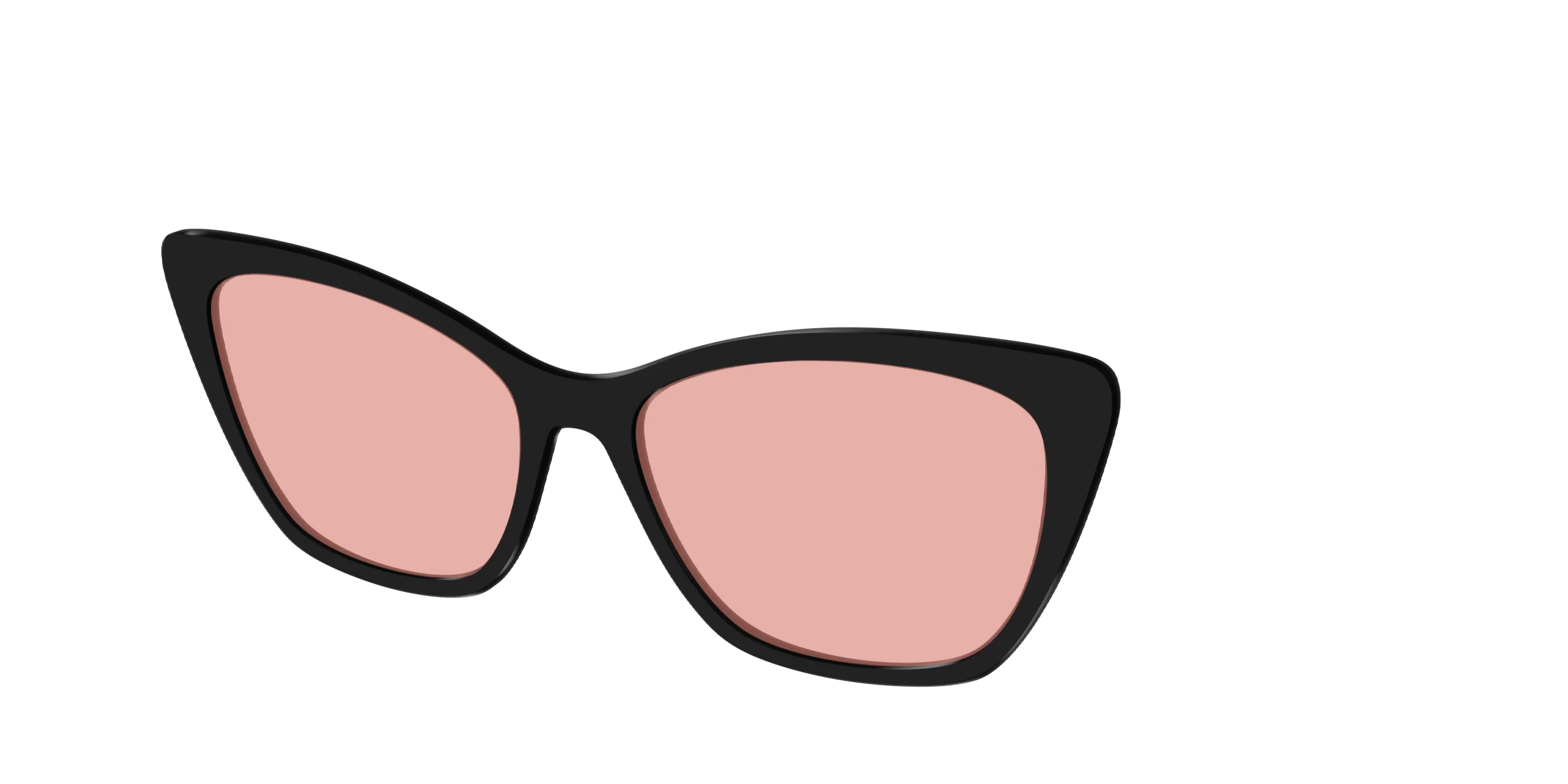 The Black With Coral Pink Lens - Image 26