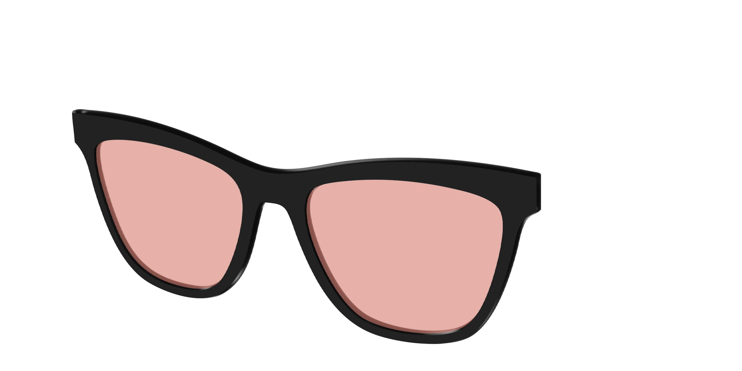 The Black With Coral Pink Lens - Image 30
