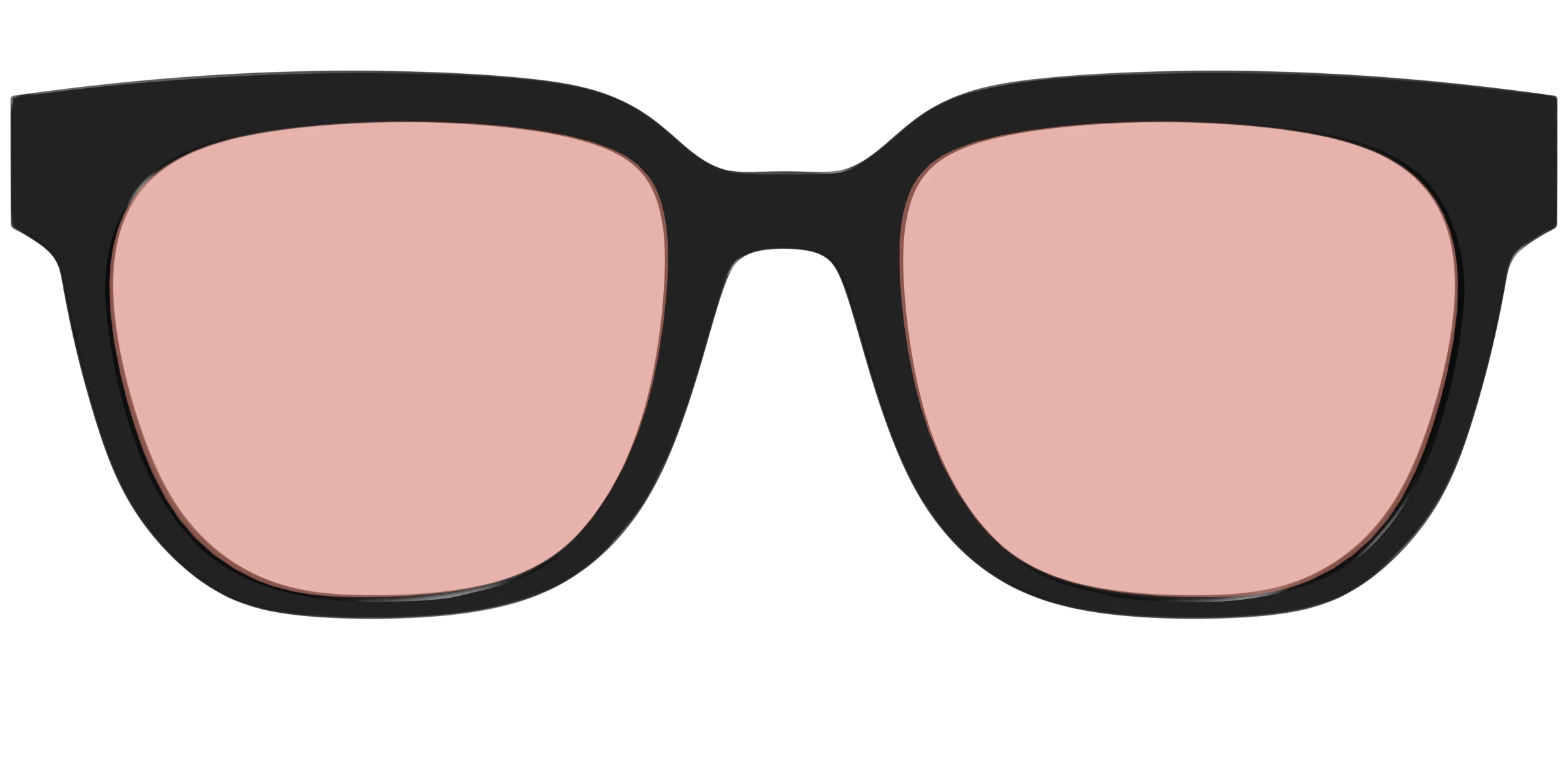 The Black With Coral Pink Lens - Image 31
