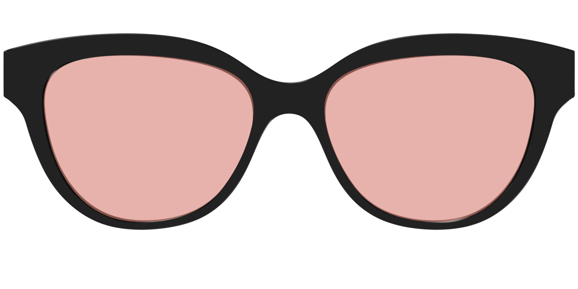 The Black With Coral Pink Lens - Image 33