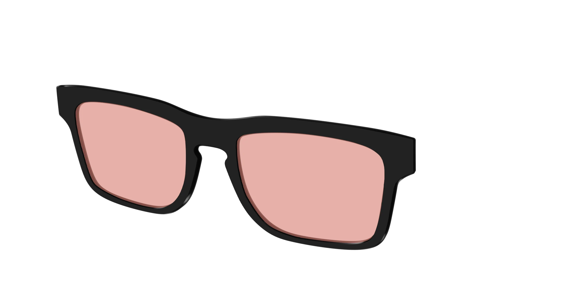 The Black With Coral Pink Lens - Image 36