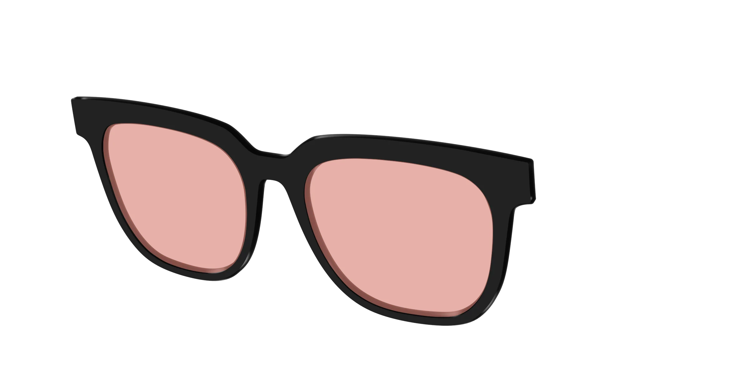The Black With Coral Pink Lens - Image 38
