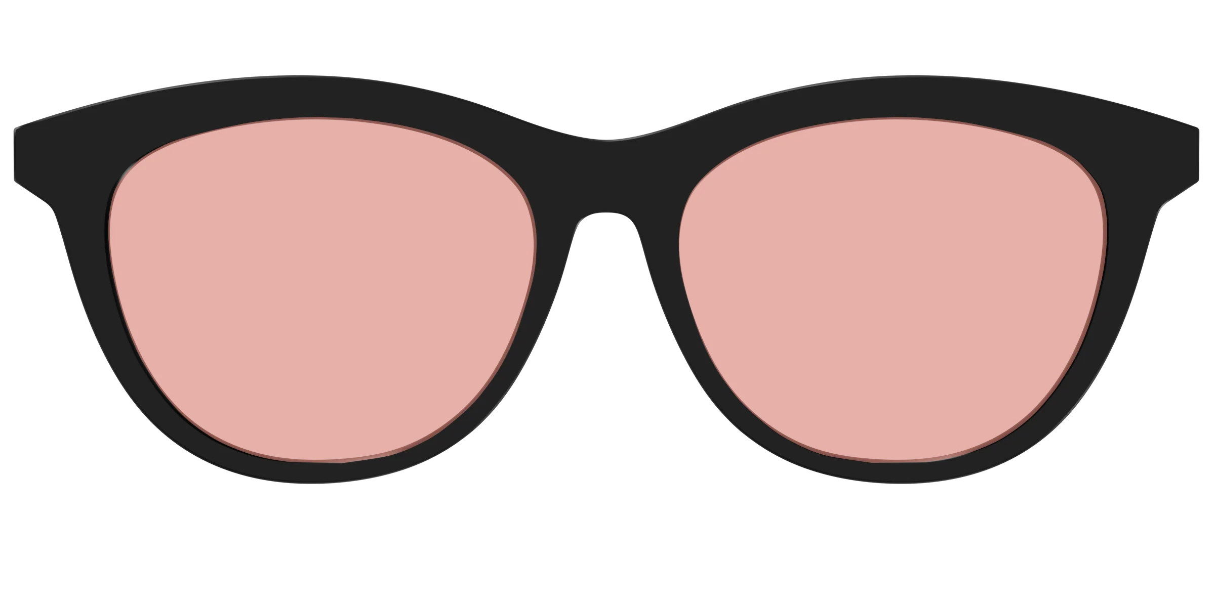 The Black With Coral Pink Lens - Image 41