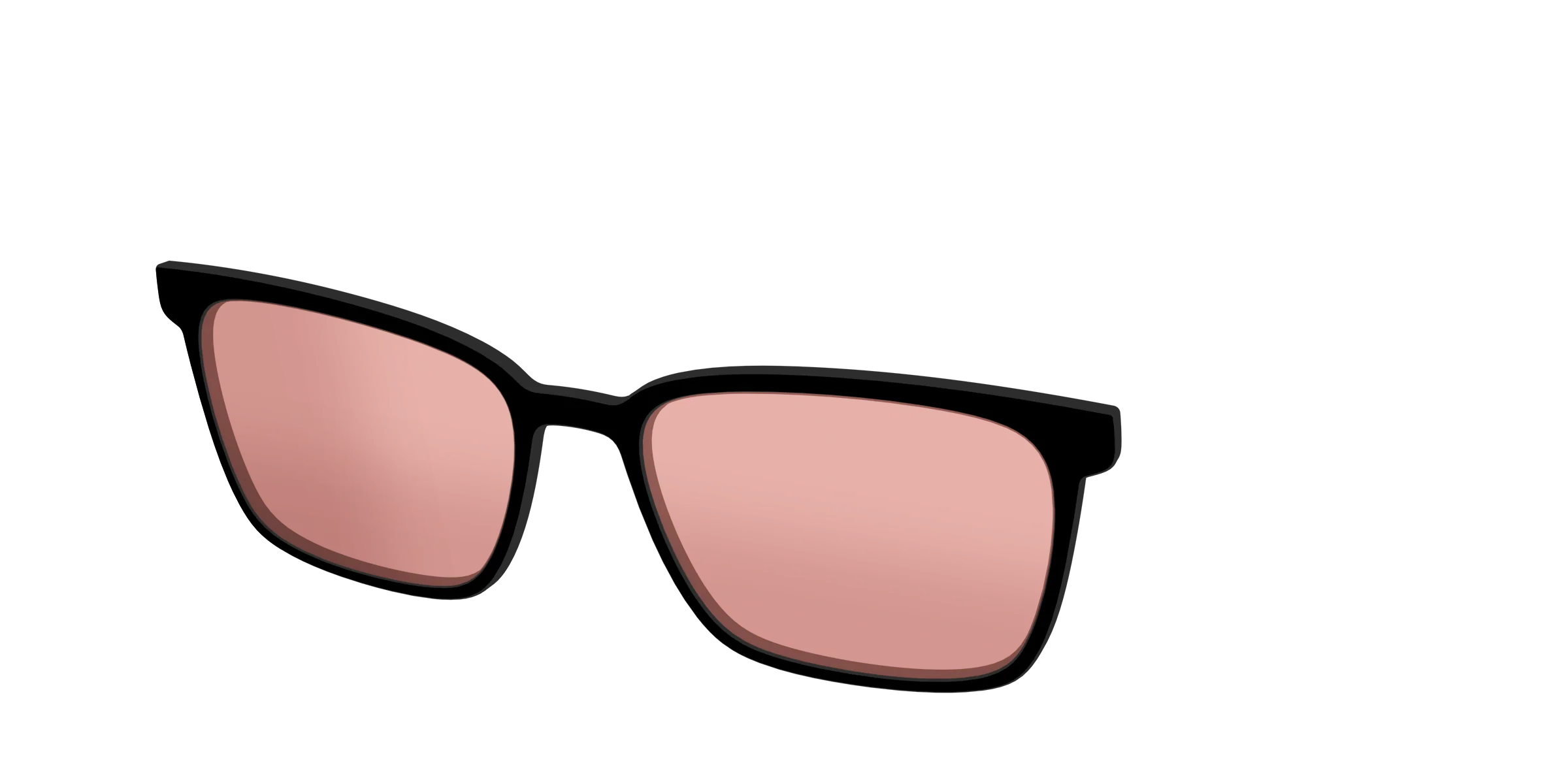 The Black With Coral Pink Lens - Image 46