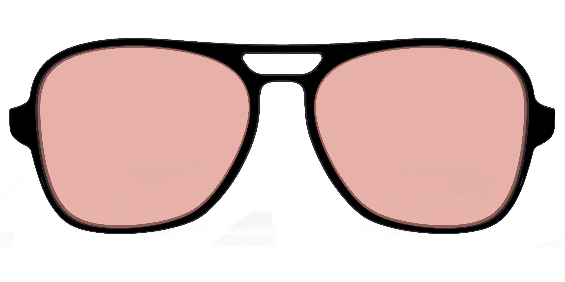 The Black With Coral Pink Lens - Image 51