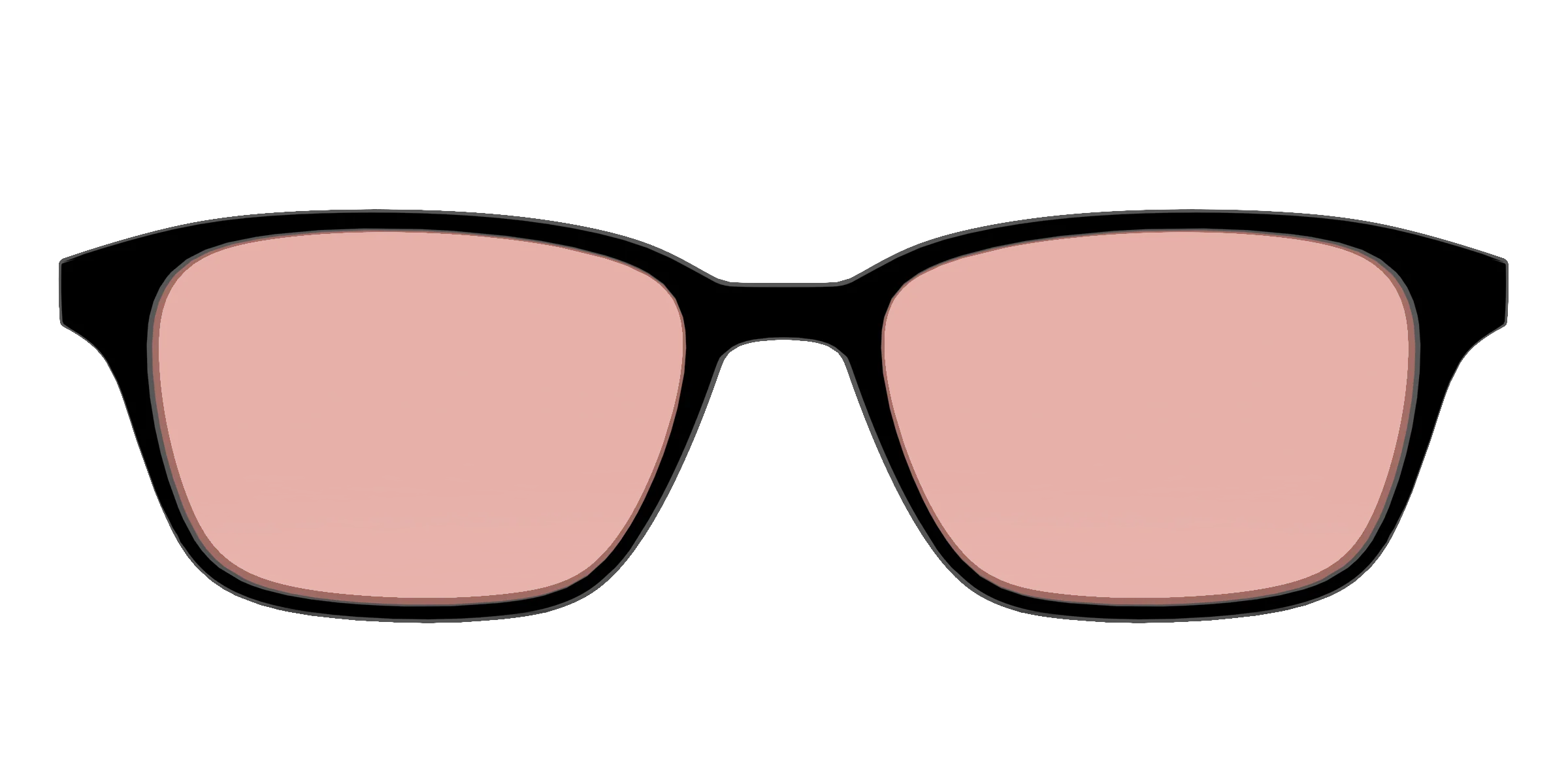The Black With Coral Pink Lens - Image 55