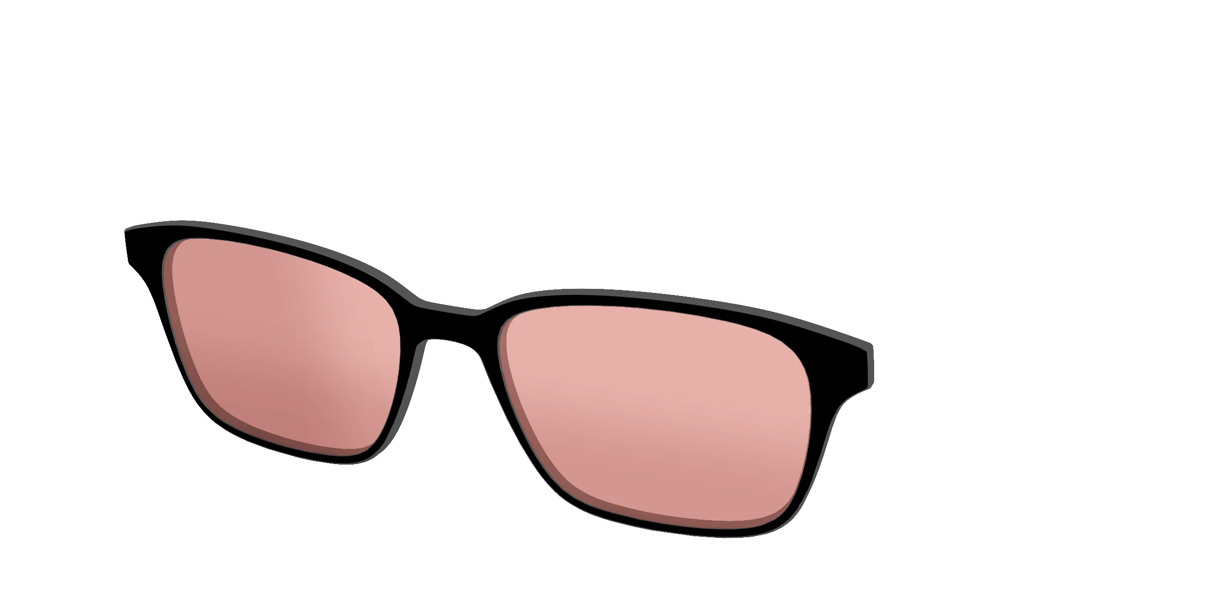 The Black With Coral Pink Lens - Image 56