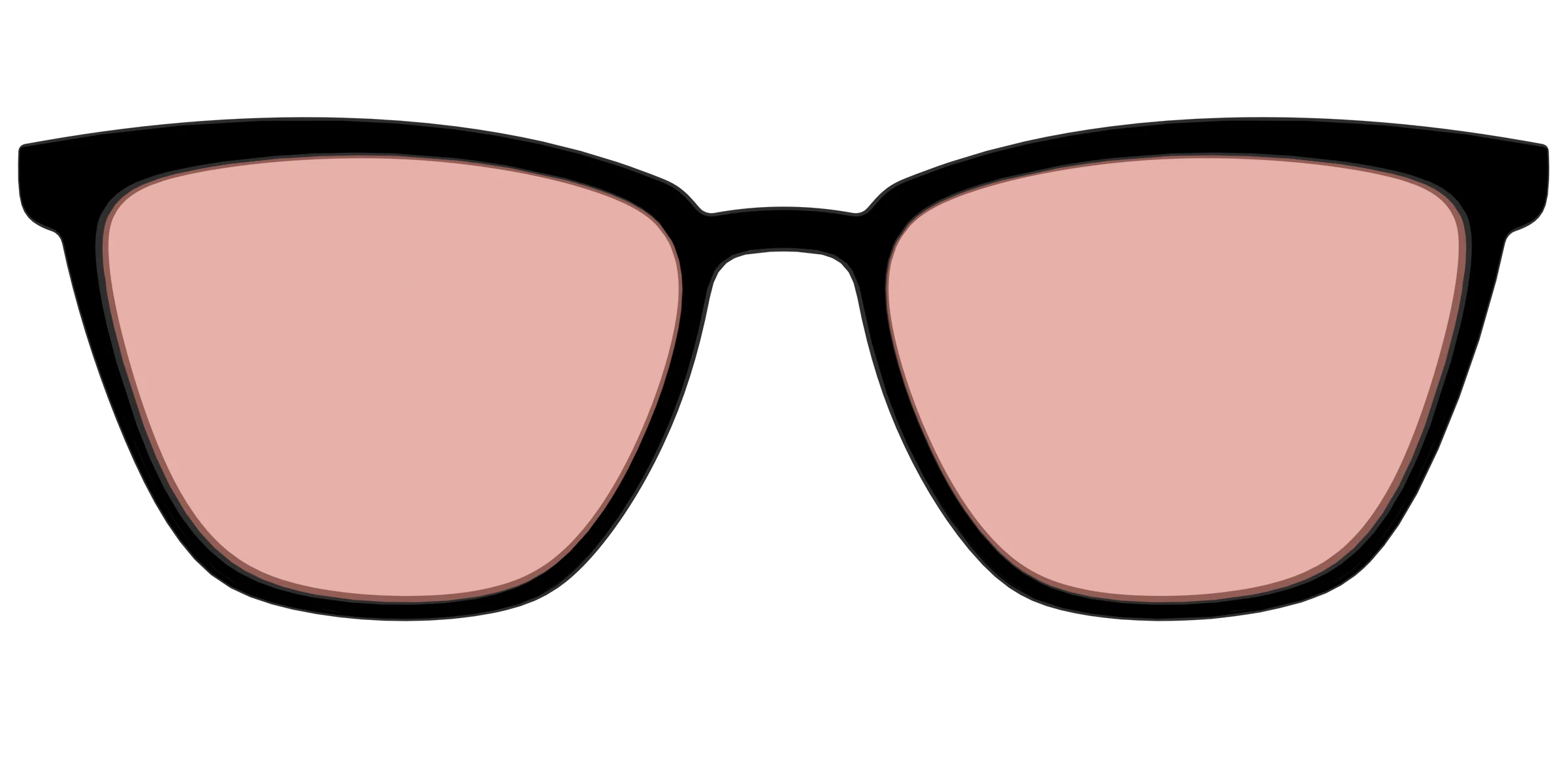 The Black With Coral Pink Lens - Image 57