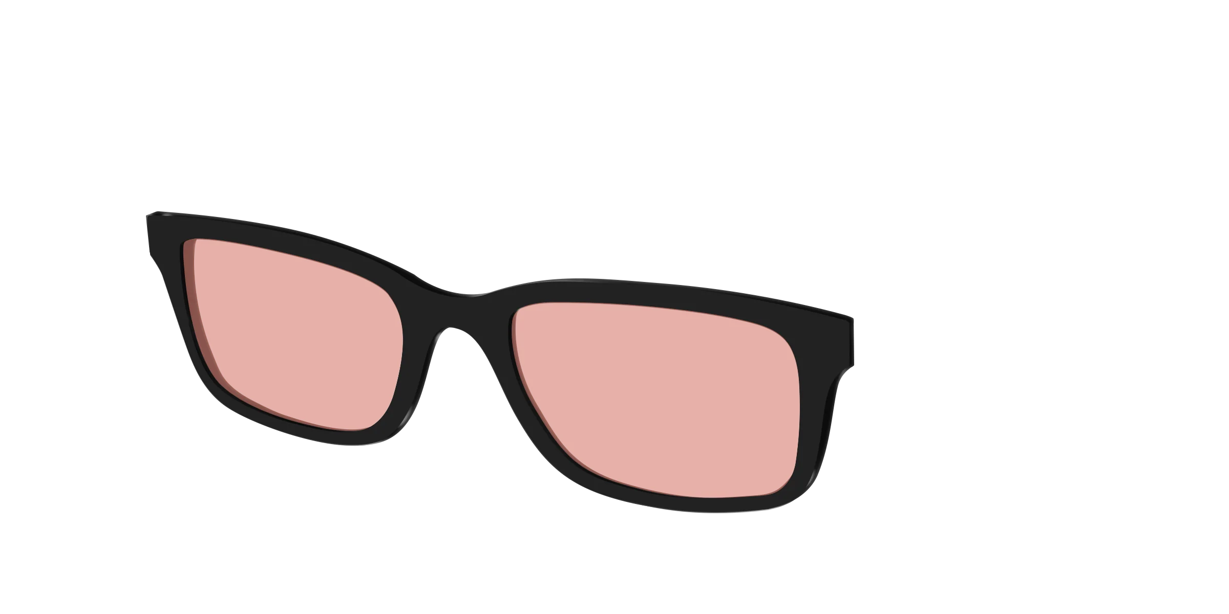 The Black With Coral Pink Lens - Image 6