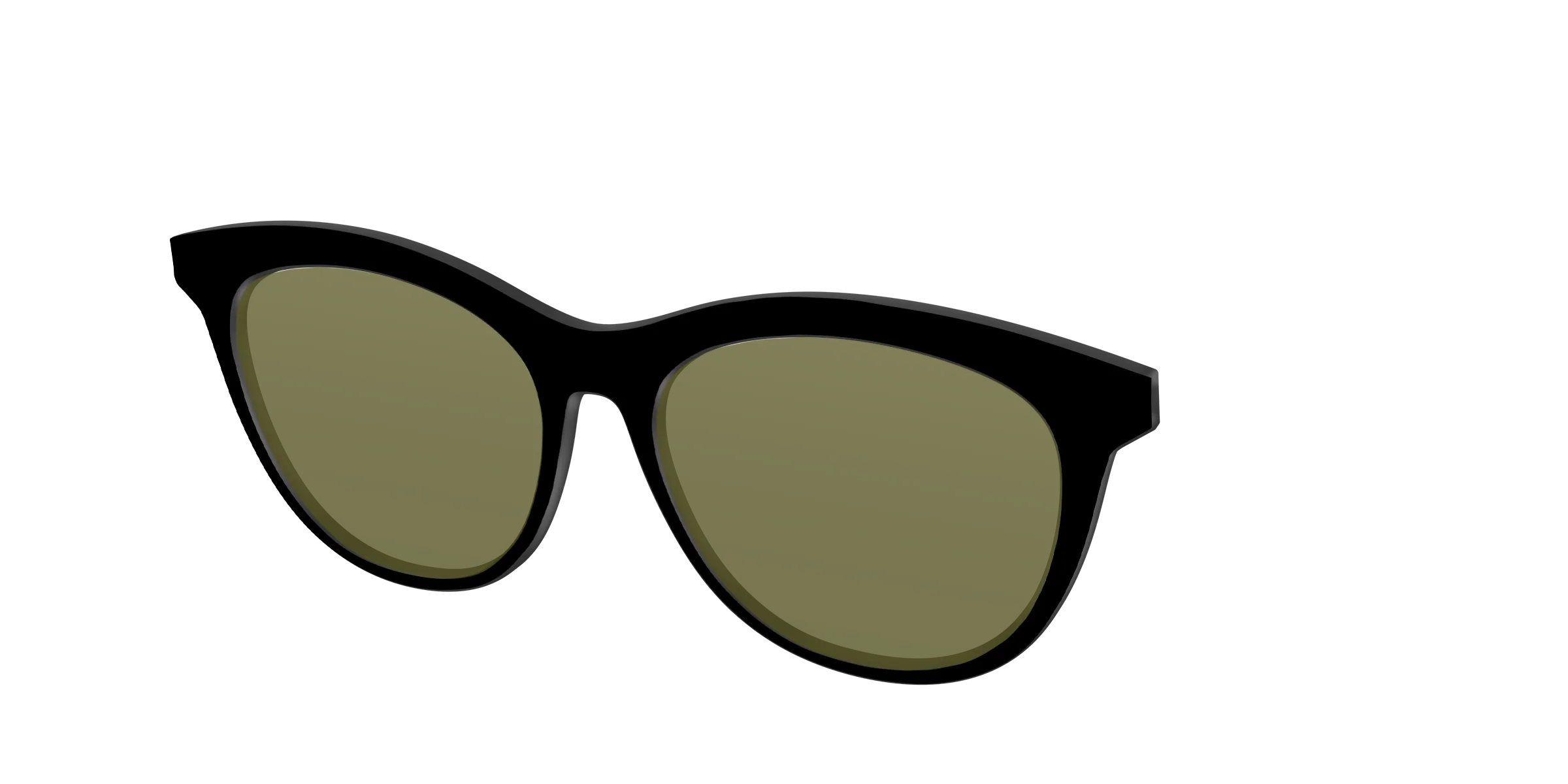 The Black with Green Racquet Sport Lens - Image 42