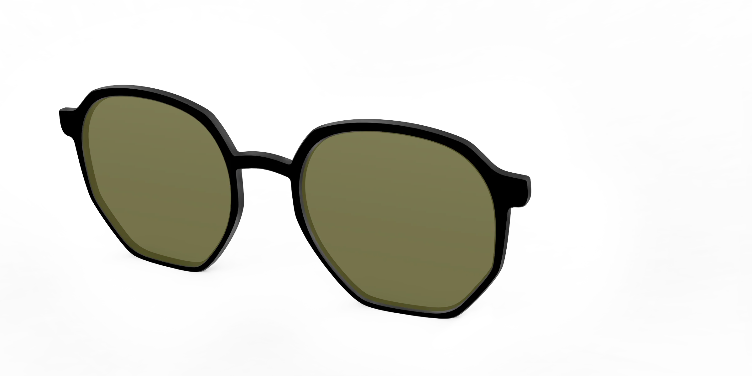 The Black with Green Racquet Sport Lens - Image 60