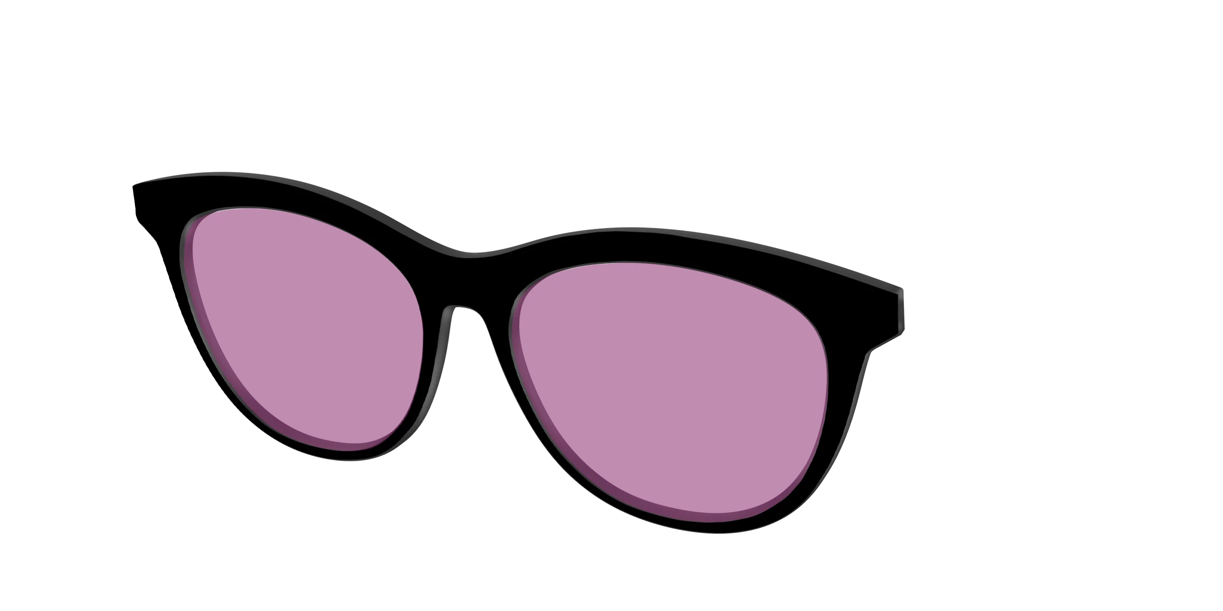 The Black with Pink Racquet Sport Lens - Image 42