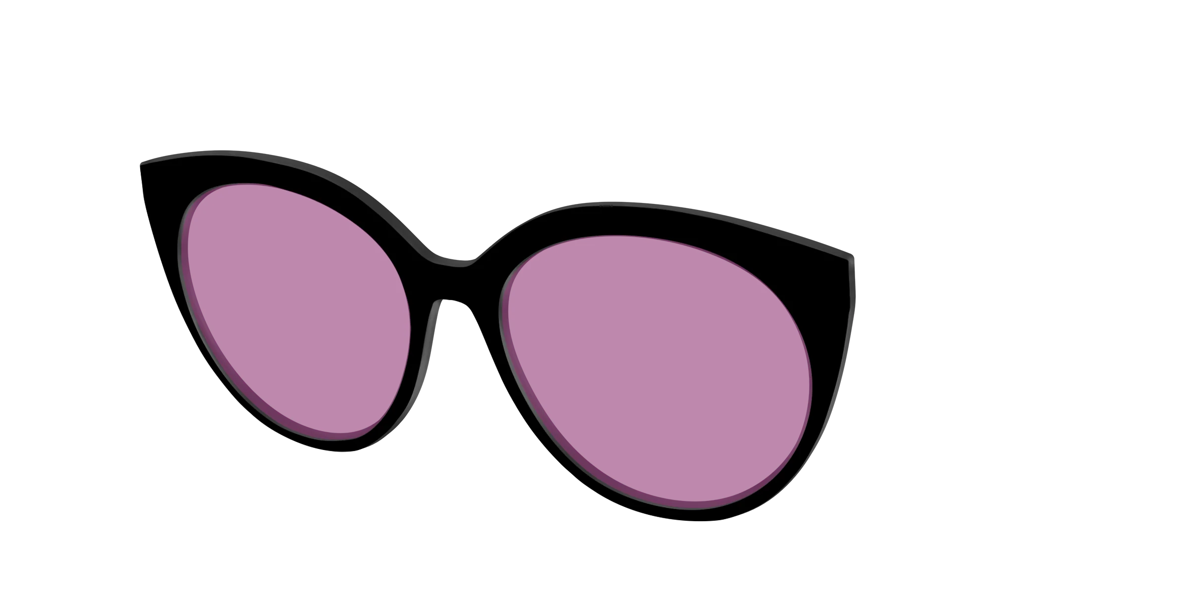 The Black with Pink Racquet Sport Lens - Image 44