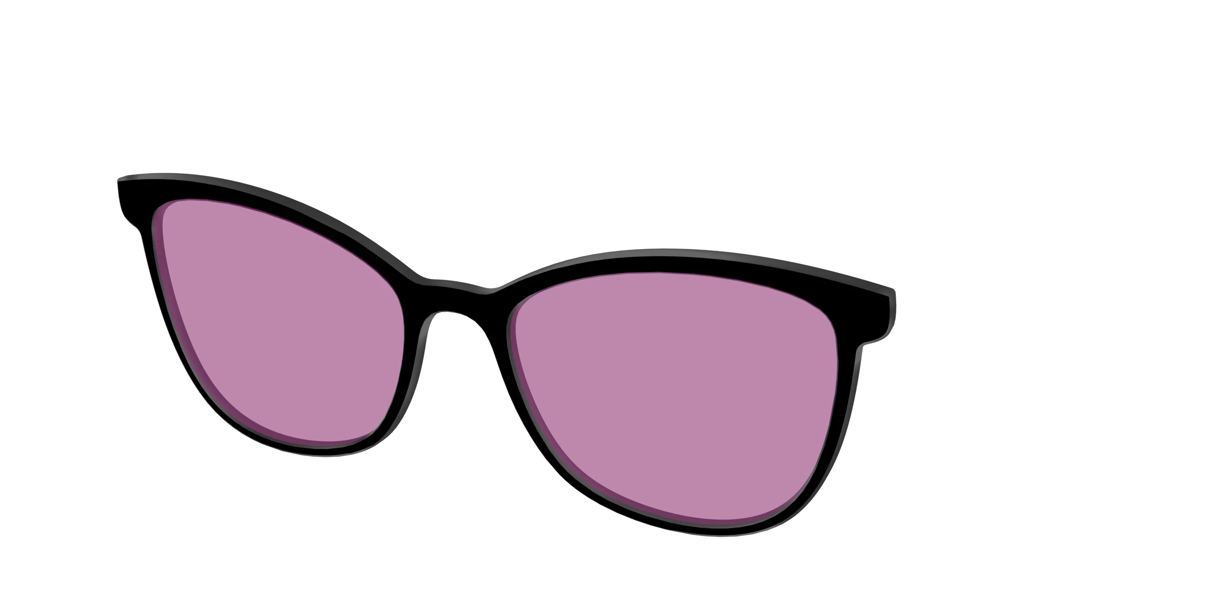The Black with Pink Racquet Sport Lens - Image 54