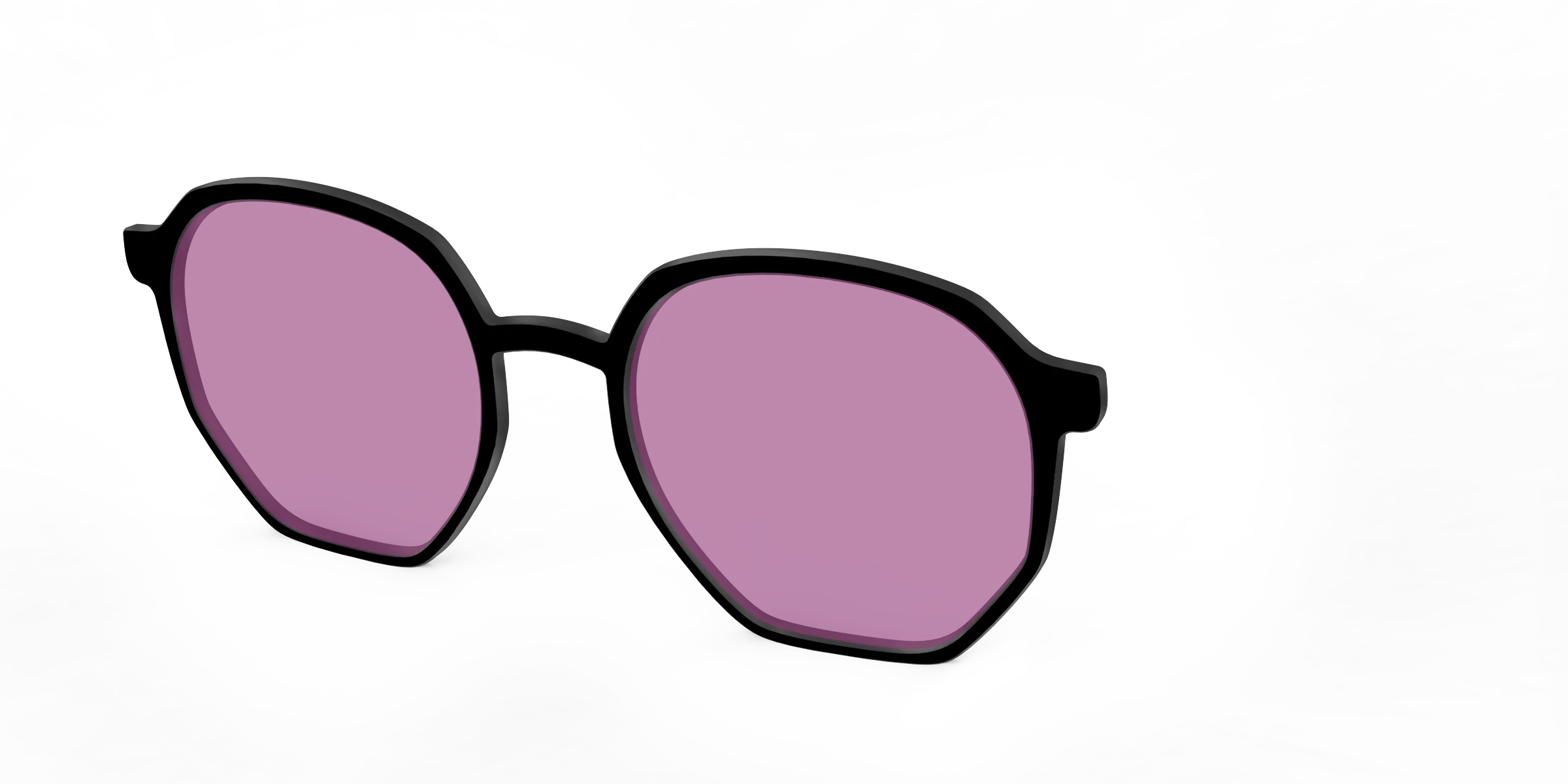 The Black with Pink Racquet Sport Lens - Image 60