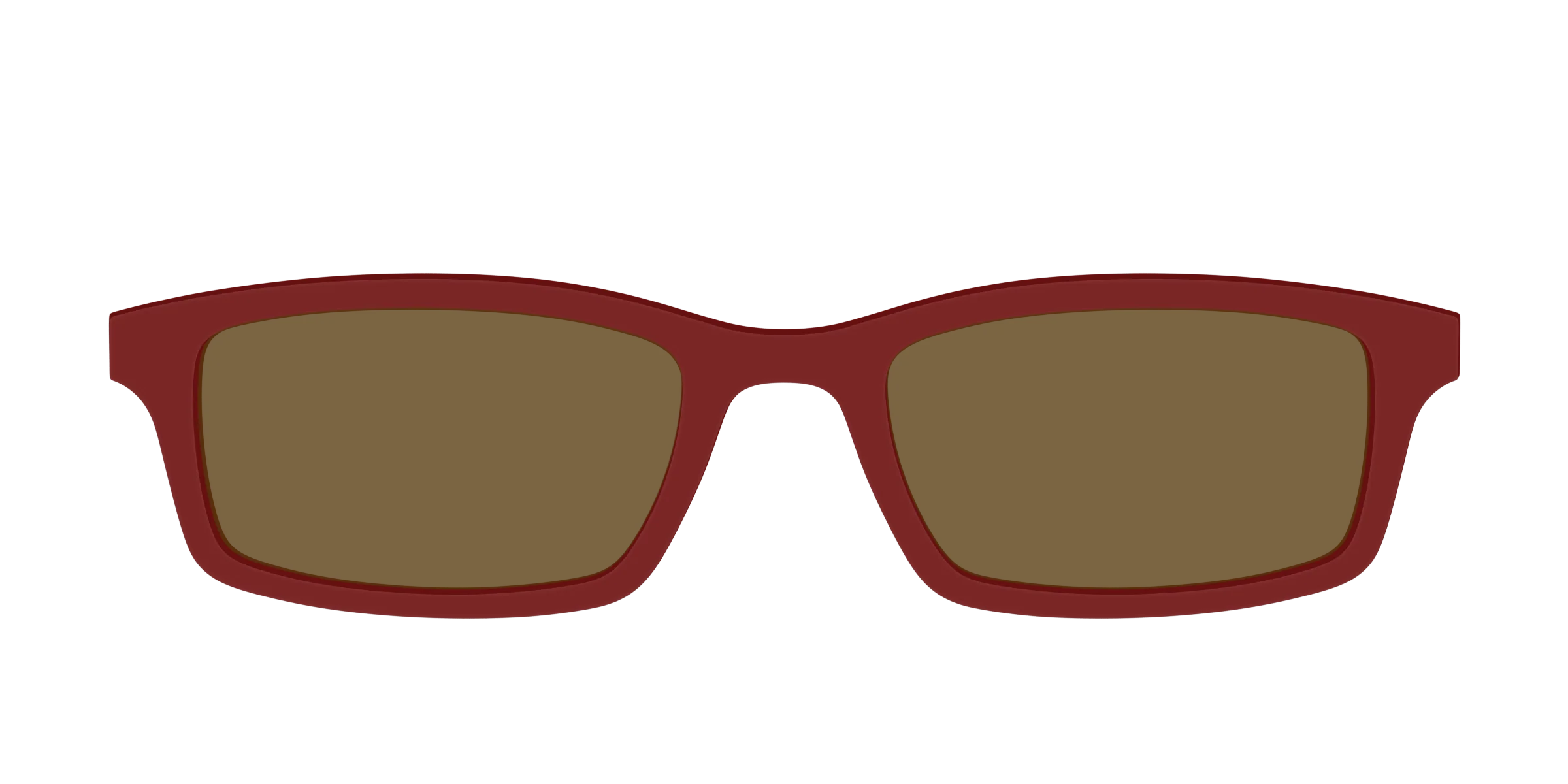 The Polarized Burgundy Sun Top