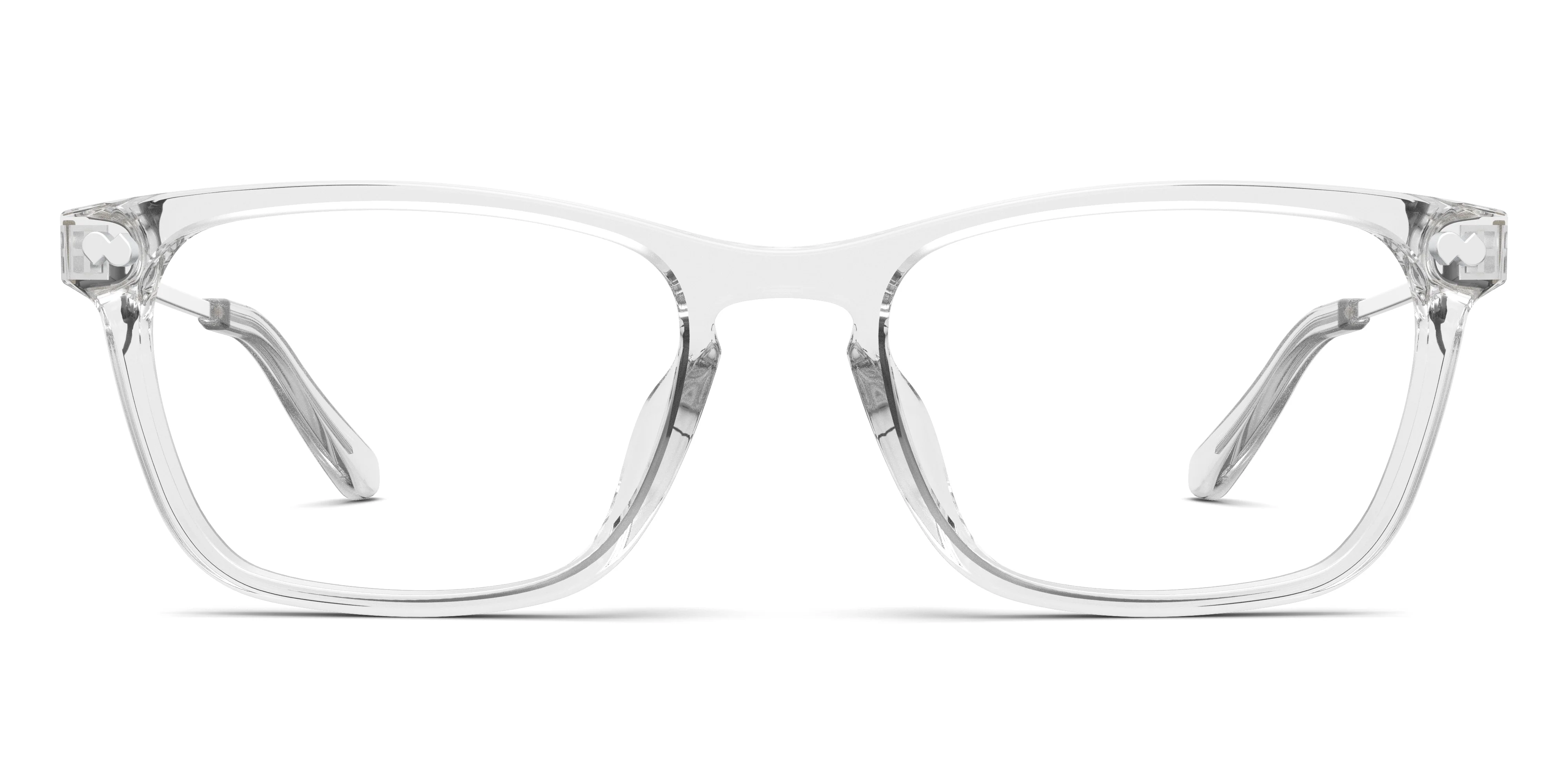 The Casper - Crystal Clear Acetate Silver Metal - Image 2