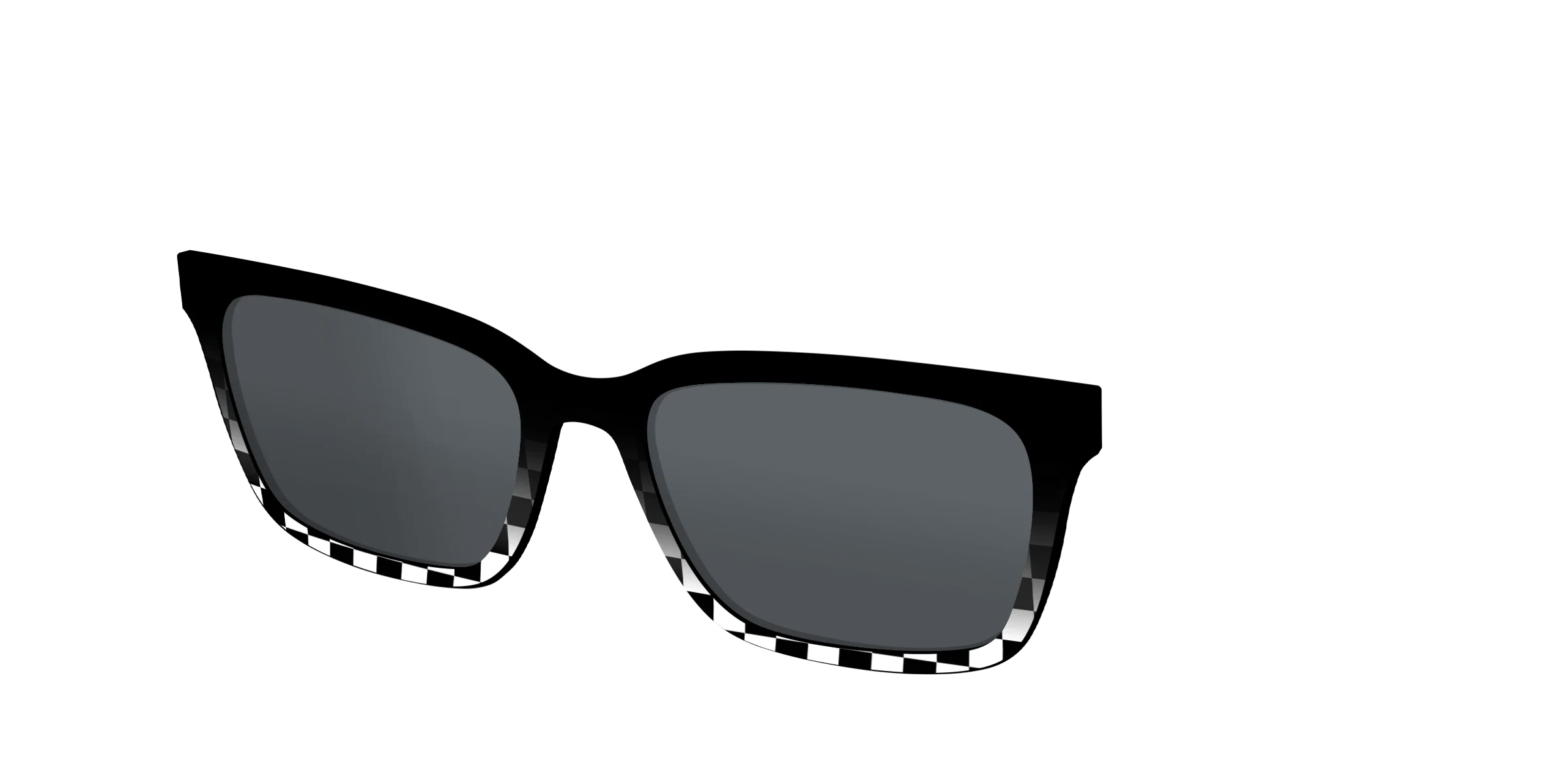 The Polarized Checkerboard Fade Sun Top - Image 10