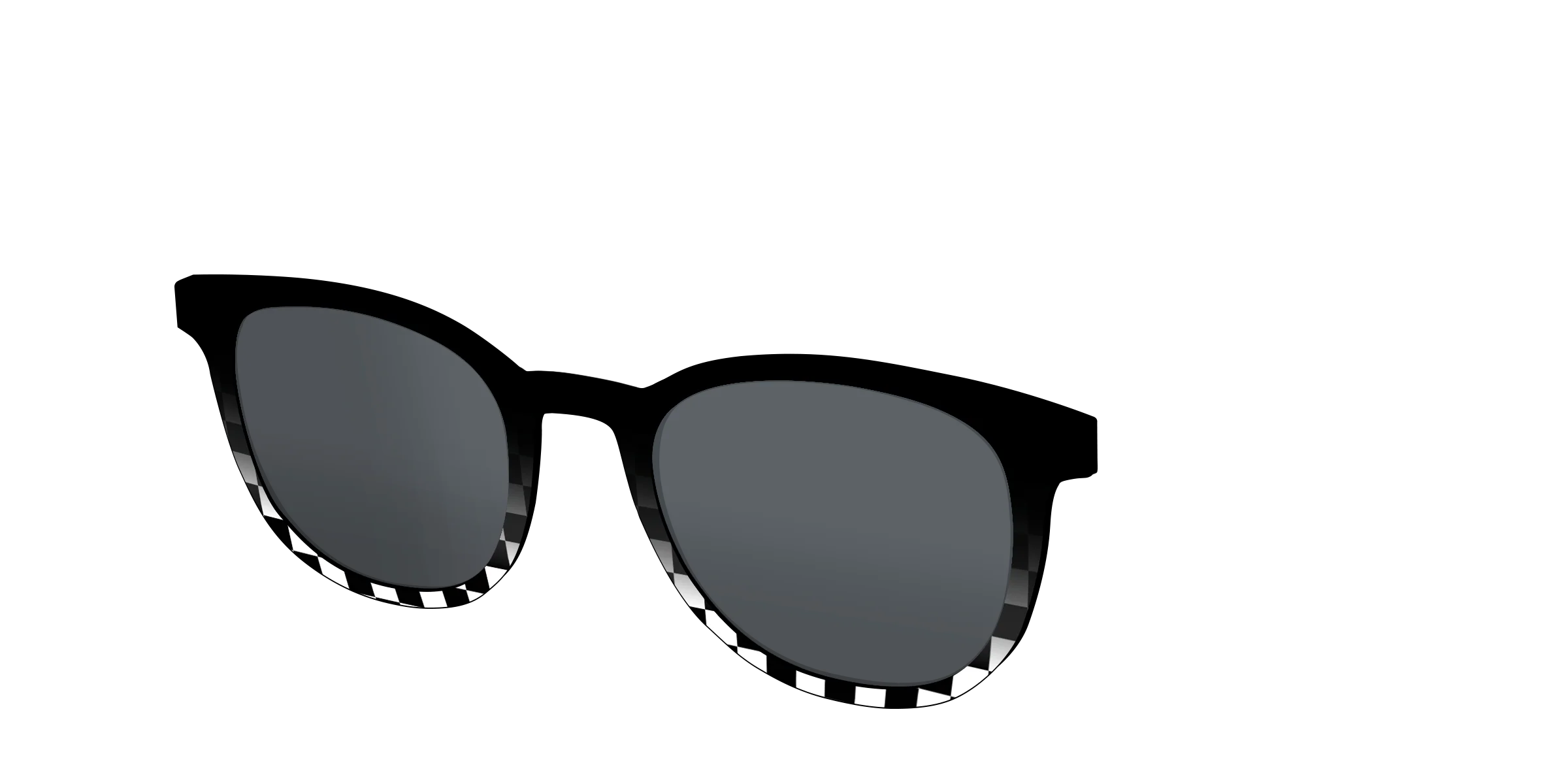 The Polarized Checkerboard Fade Sun Top - Image 16
