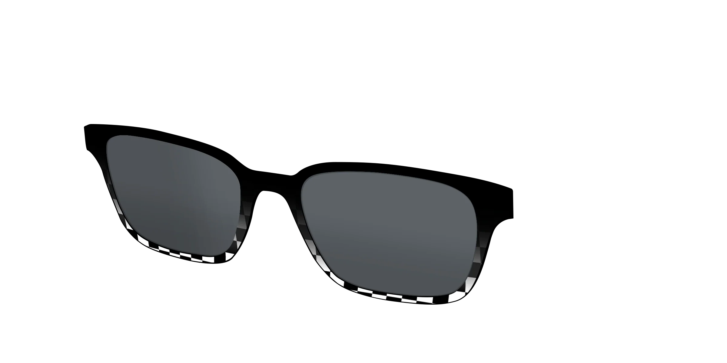 The Polarized Checkerboard Fade Sun Top - Image 22