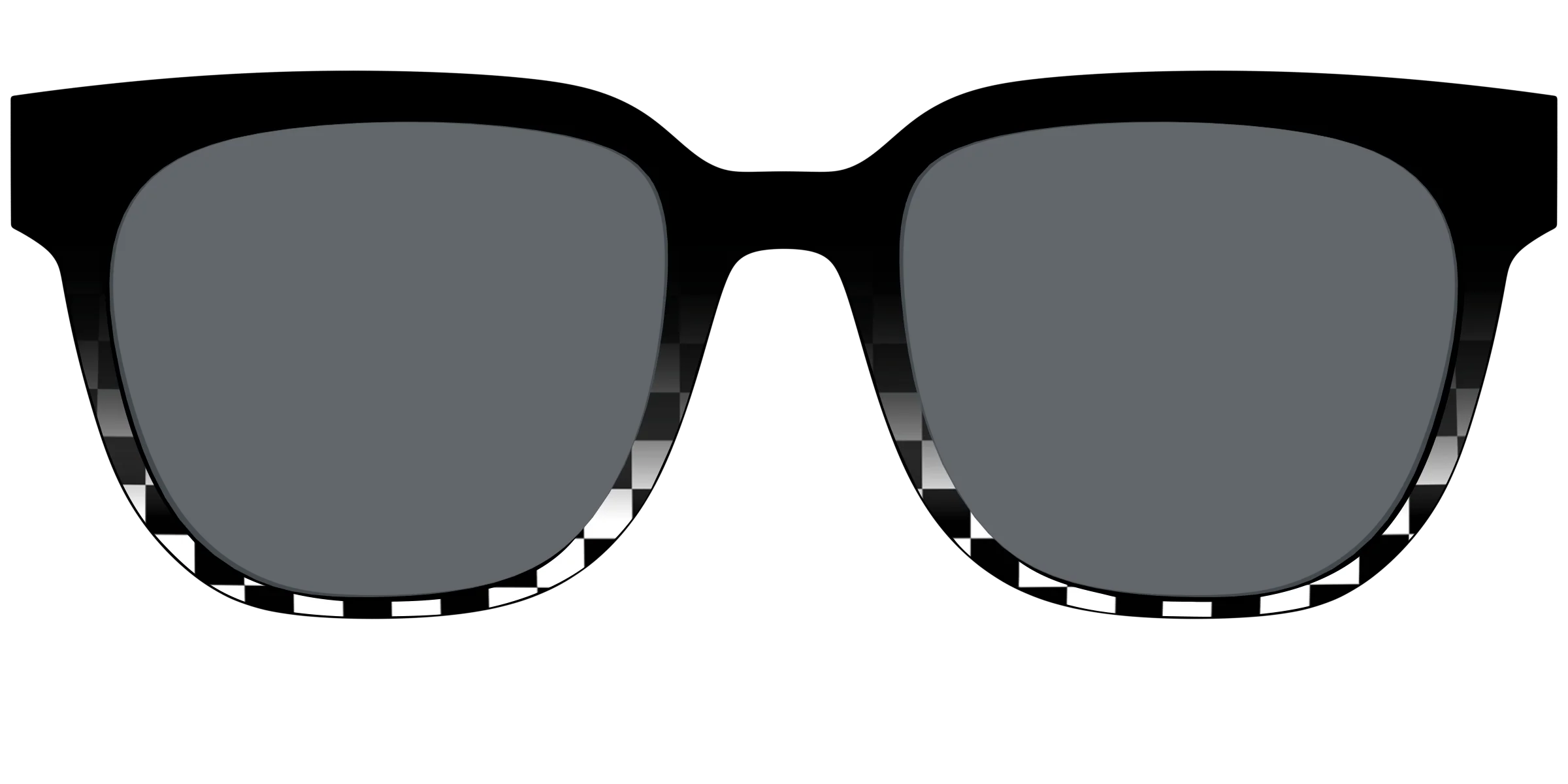 The Polarized Checkerboard Fade Sun Top - Image 31