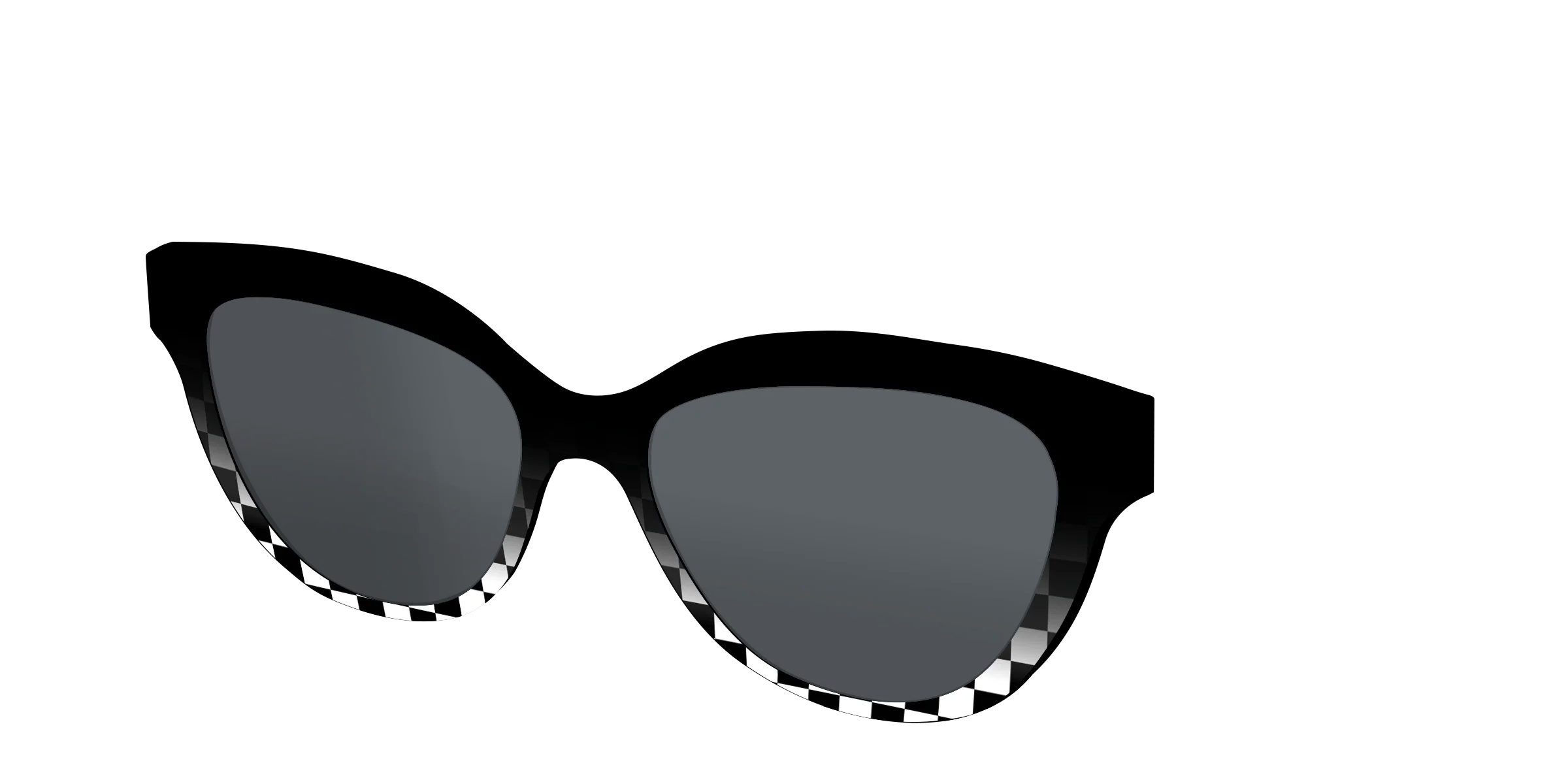 The Polarized Checkerboard Fade Sun Top - Image 34