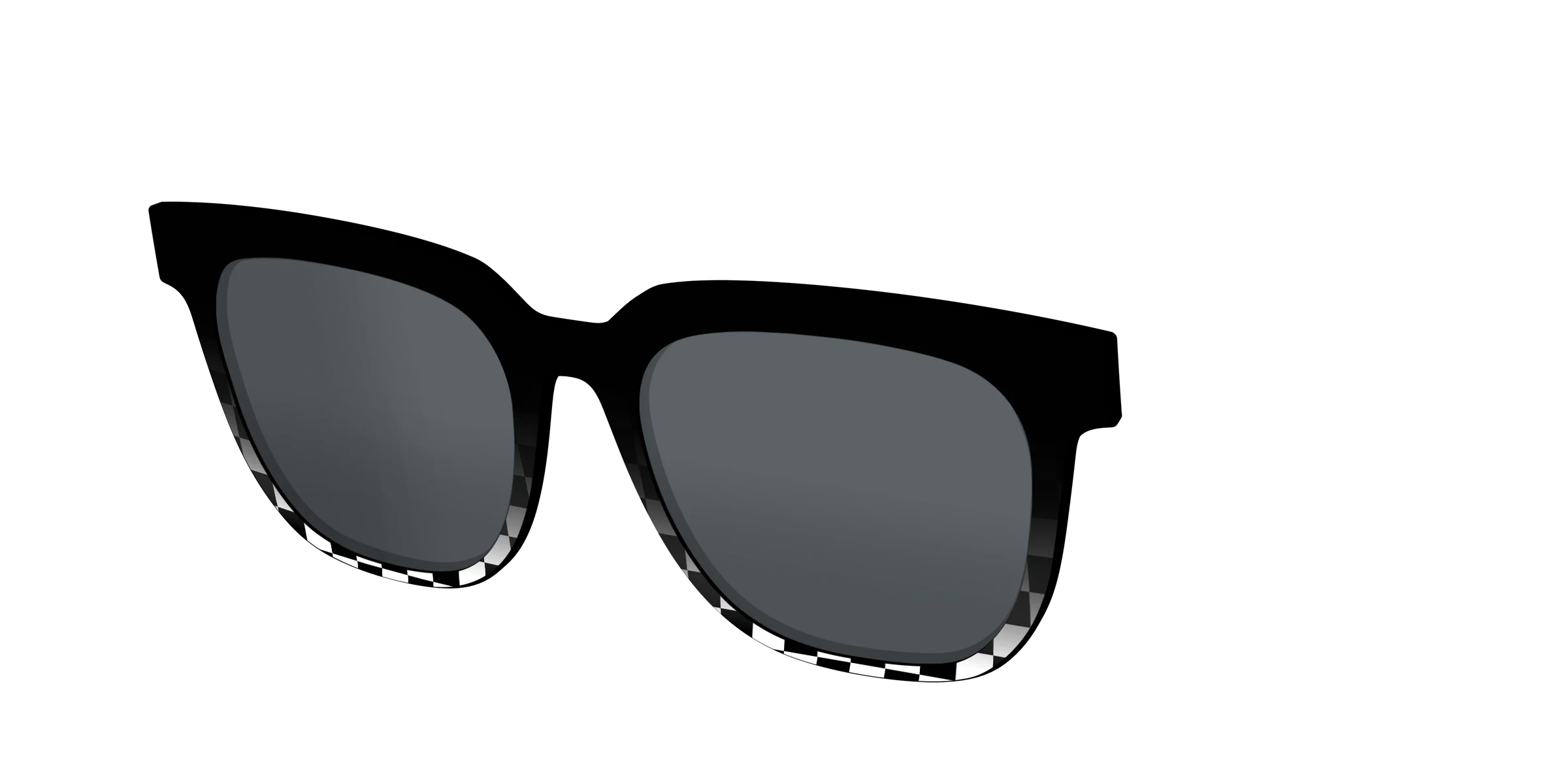 The Polarized Checkerboard Fade Sun Top - Image 38
