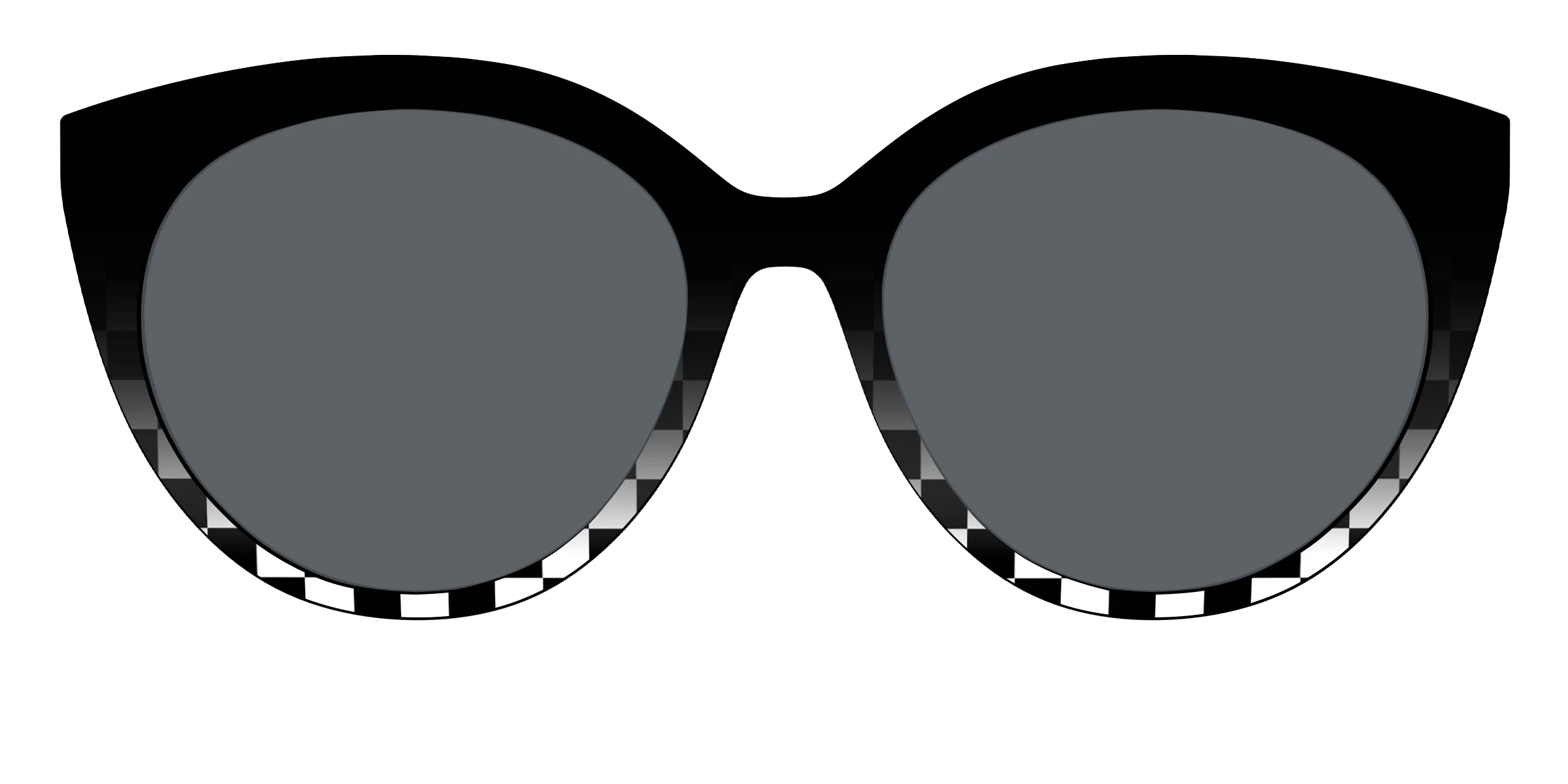 The Polarized Checkerboard Fade Sun Top - Image 43