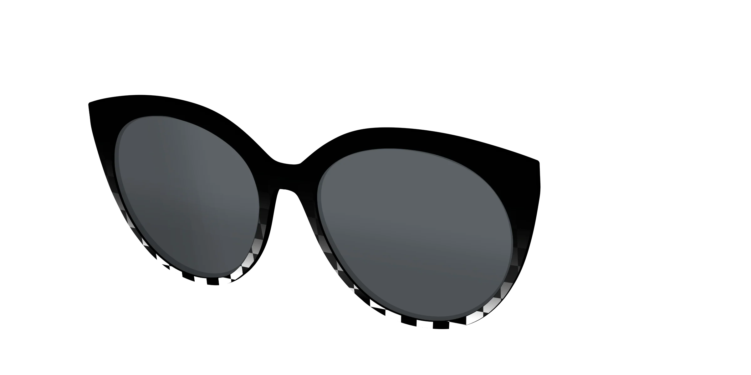 The Polarized Checkerboard Fade Sun Top - Image 44