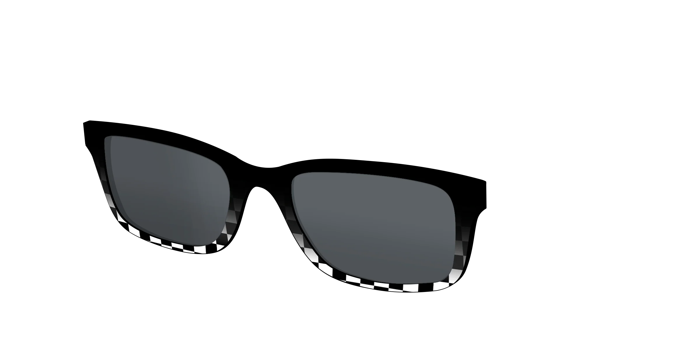 The Polarized Checkerboard Fade Sun Top - Image 6