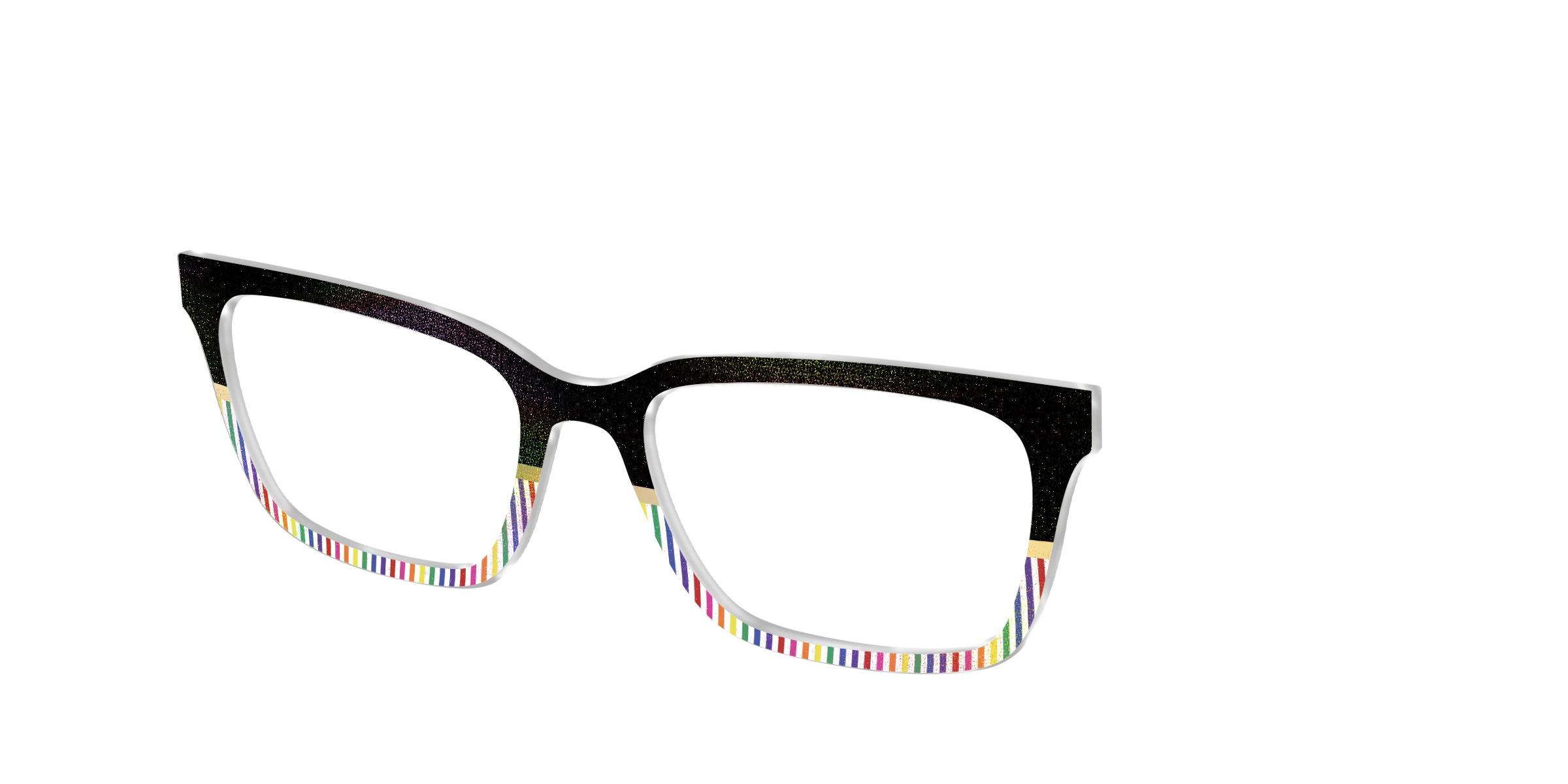 The Chic Pride Stripes Crystal with Gold Foil - Image 10
