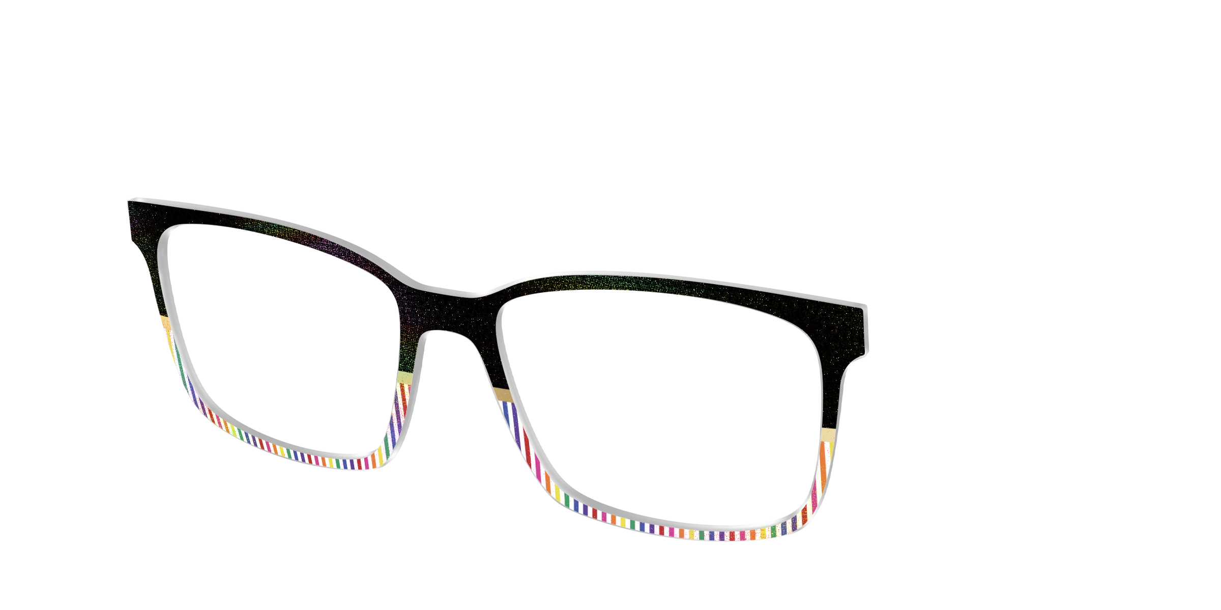The Chic Pride Stripes Crystal with Gold Foil - Image 12