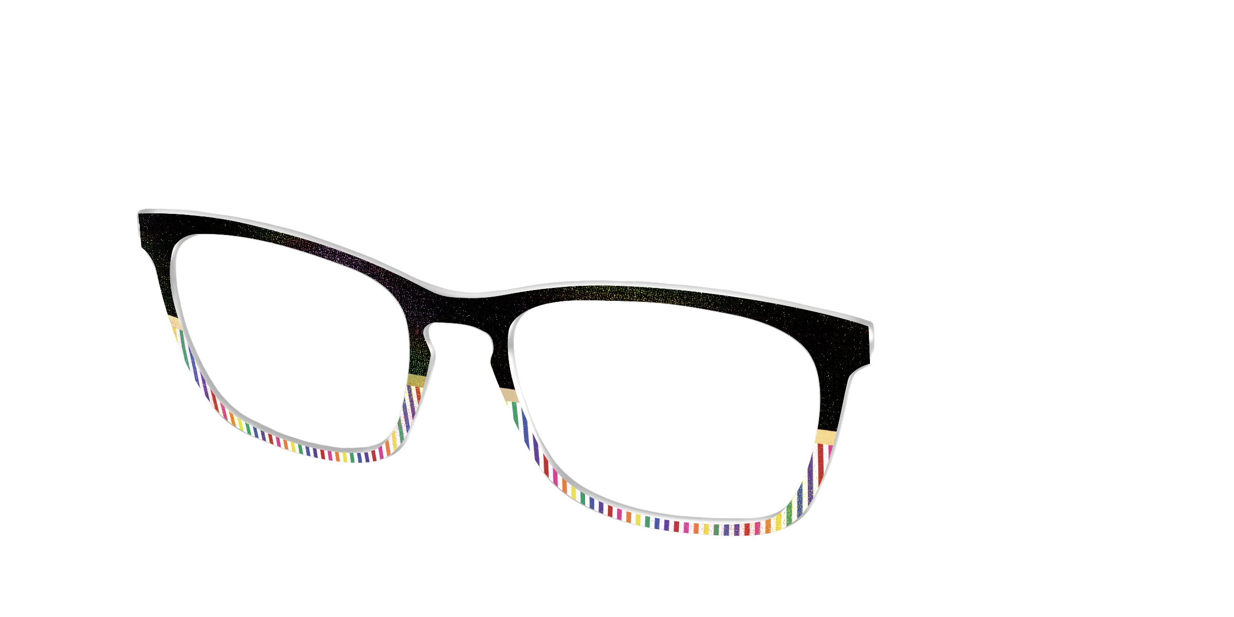 The Chic Pride Stripes Crystal with Gold Foil - Image 14