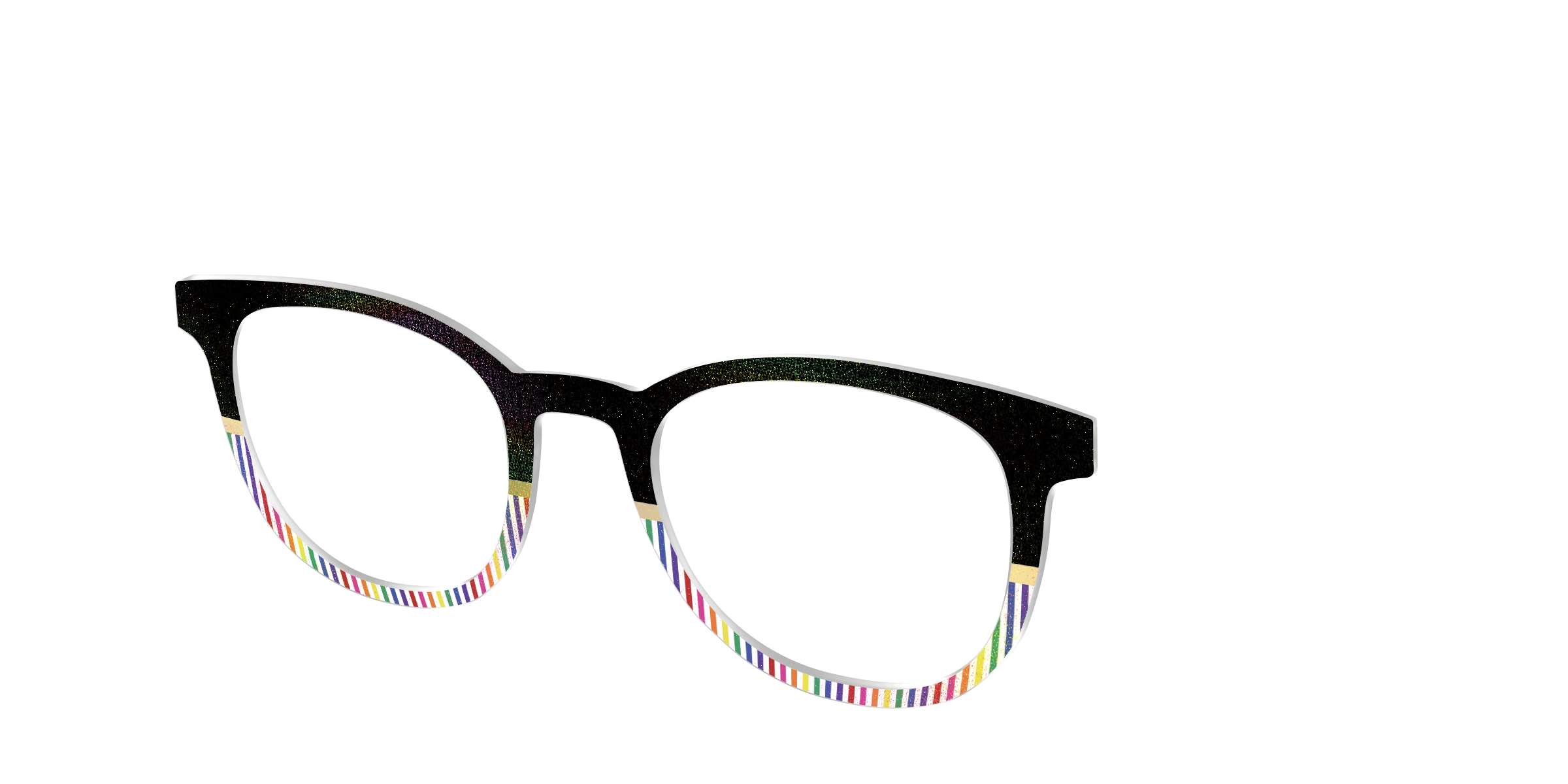 The Chic Pride Stripes Crystal with Gold Foil - Image 16