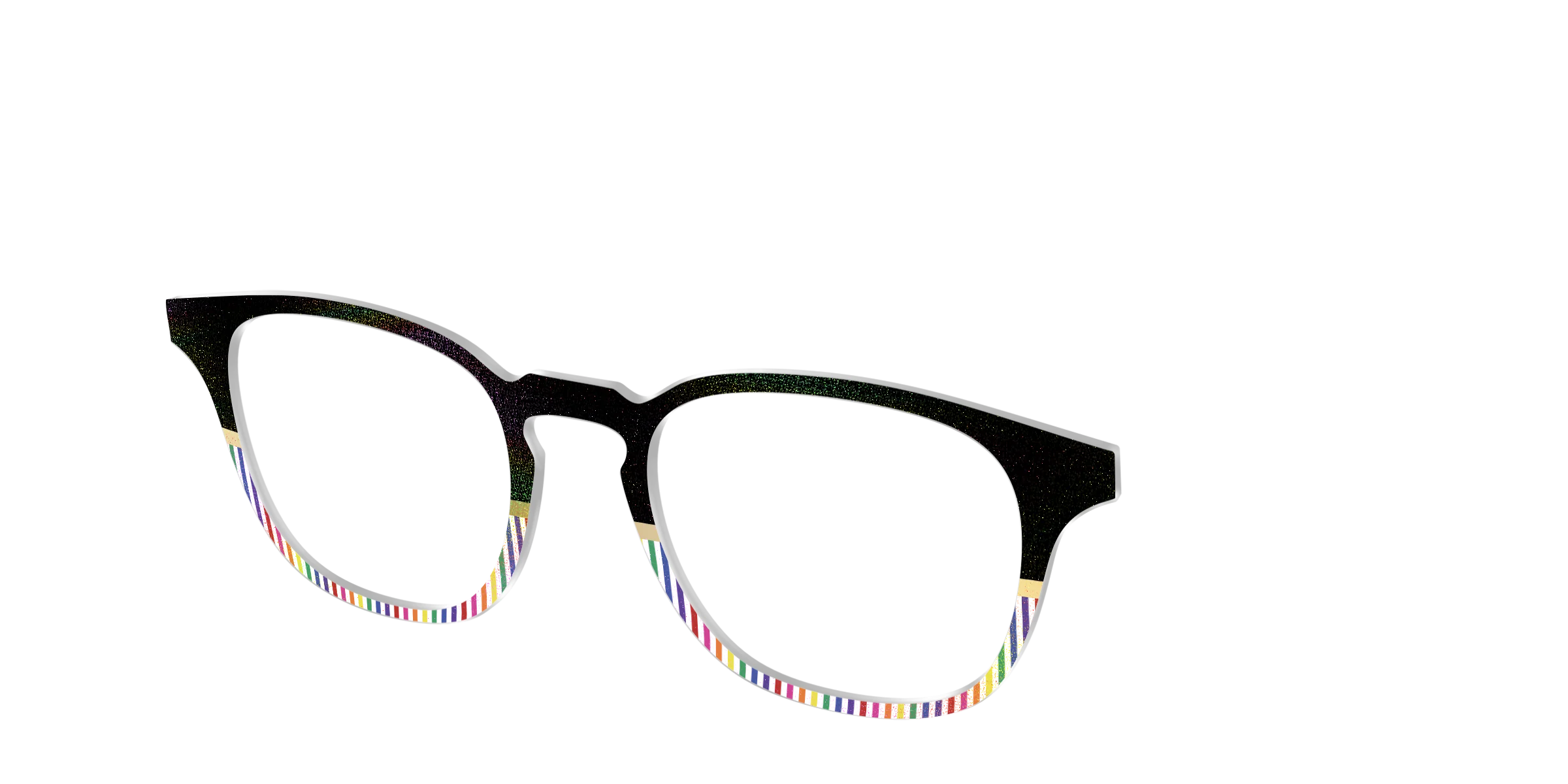 The Chic Pride Stripes Crystal with Gold Foil - Image 18